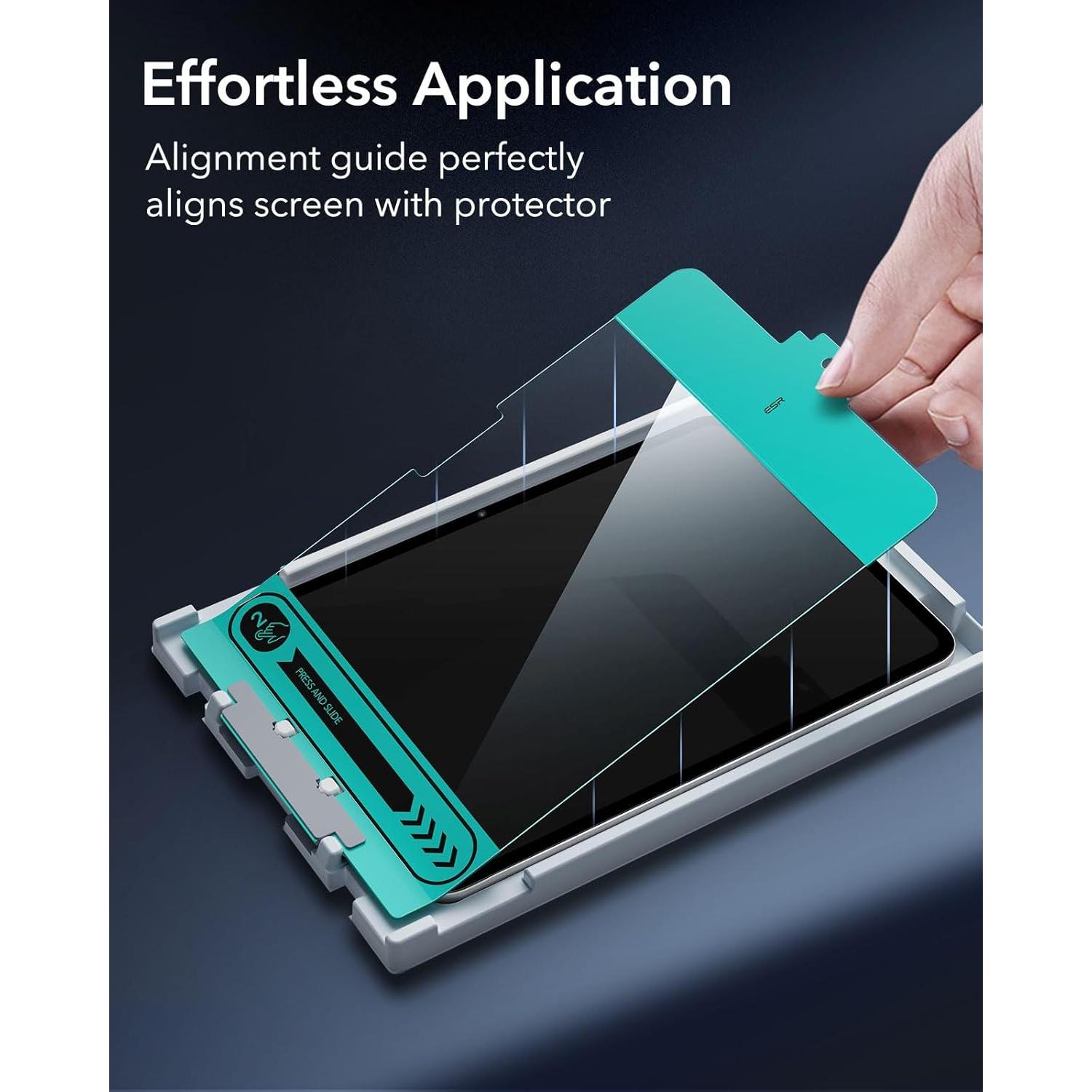 Protector de Pantalla ESR para iPad Pro 13" 2024 - Vidrio Templado