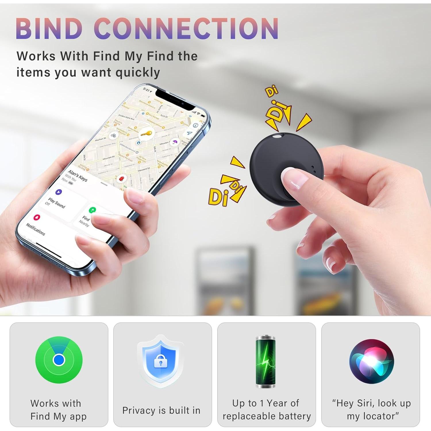 Localizador GPS impermeable Valueest para iOS - 1 paquete