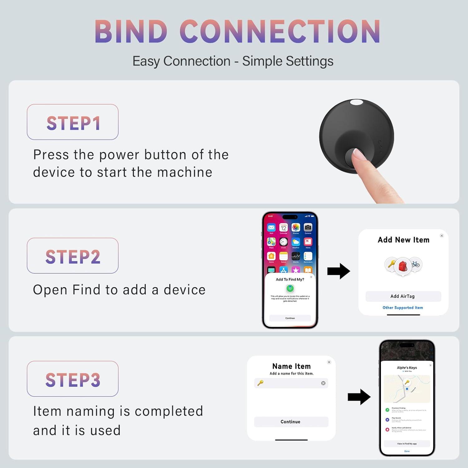 Localizador GPS impermeable Valueest para iOS - 1 paquete