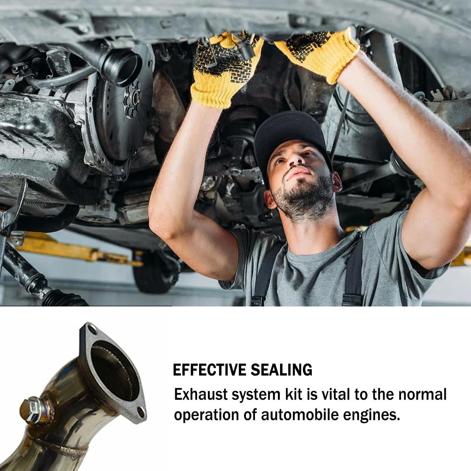 Kit de Reparación de Brida de Escape Aokdom 2.25" Acero Inoxidable