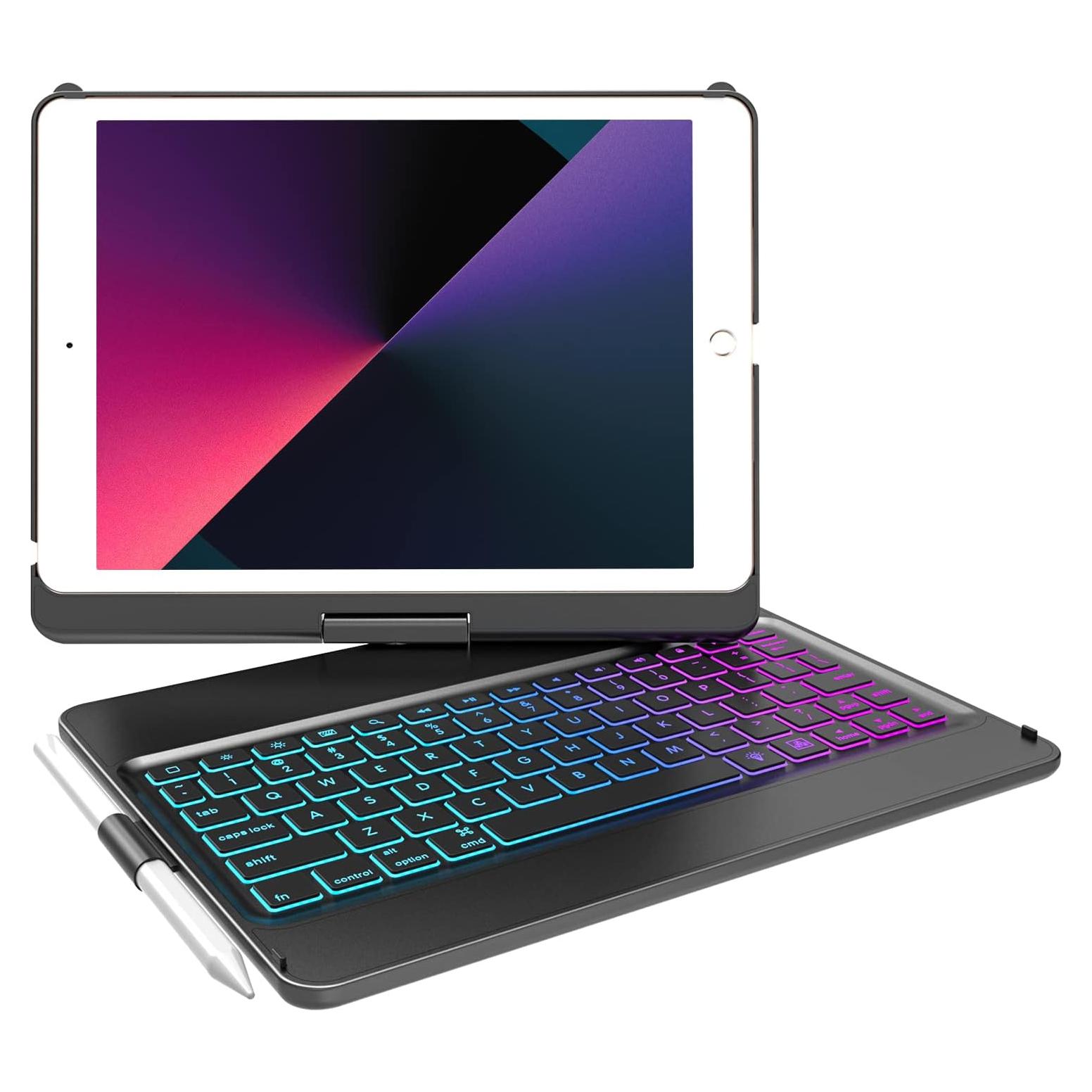 Funda de Teclado Bluetooth MMK para iPad 10.2" 9/8/7 Gen