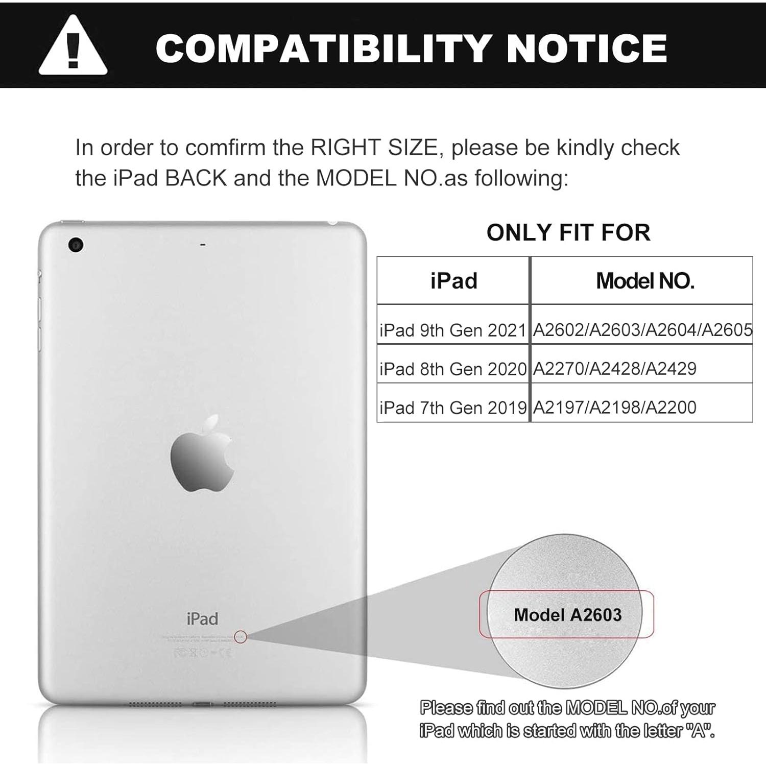 Funda de Teclado Bluetooth MMK para iPad 10.2" 9/8/7 Gen