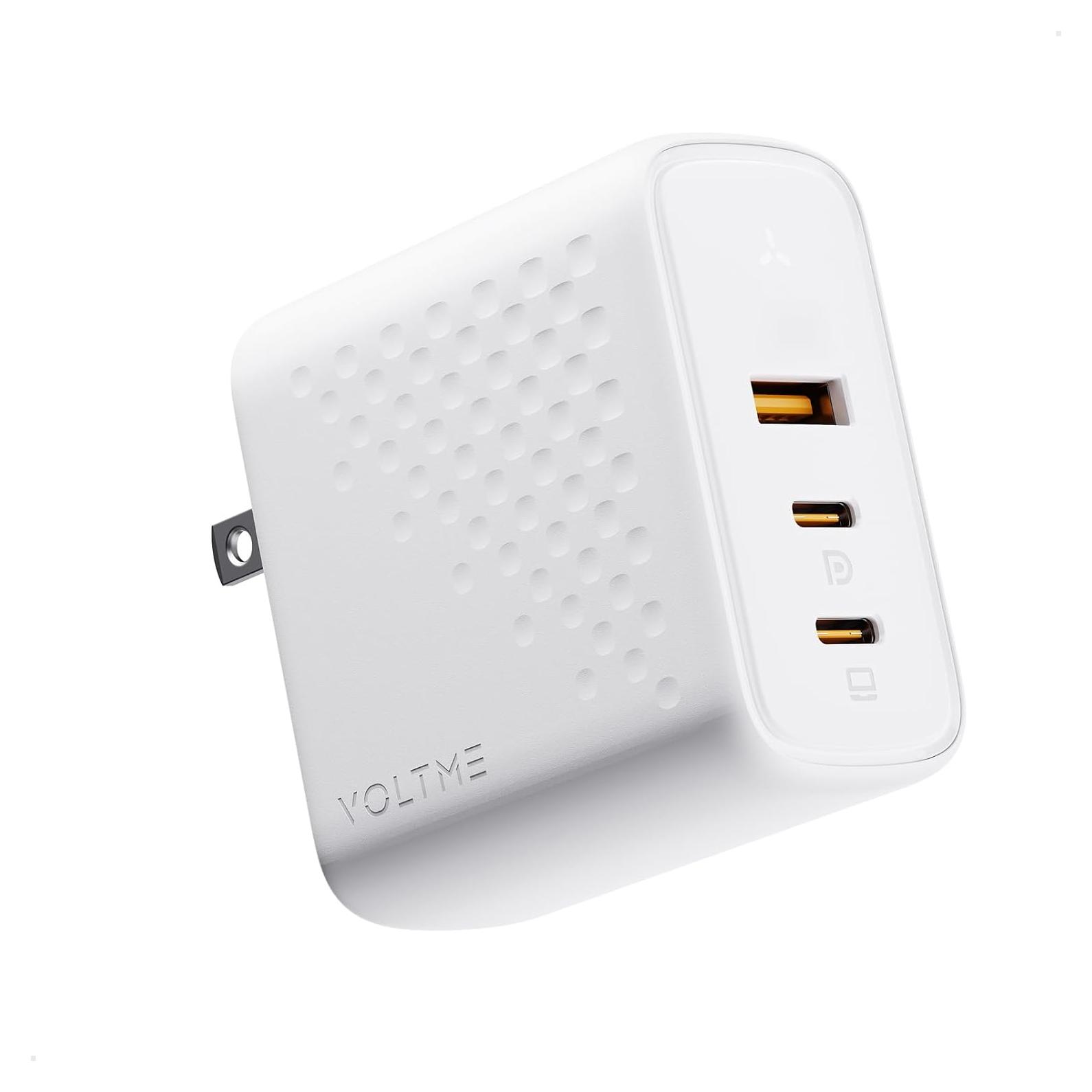 Cargador de Pared USB C VOLTME 100W GaN III 3 Puertos