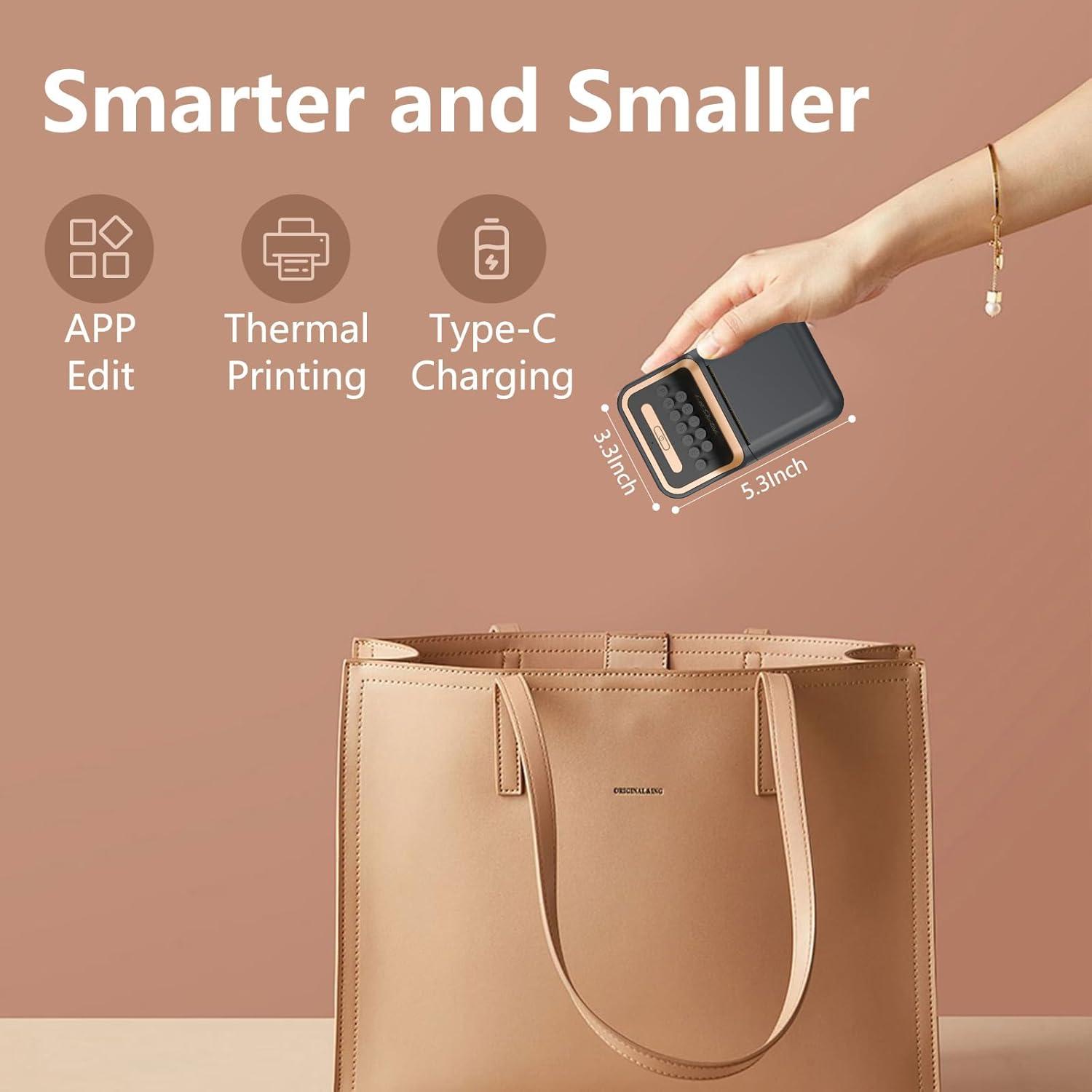 Impresora de Etiquetas Térmica Portátil Prievou WP - 50x30mm