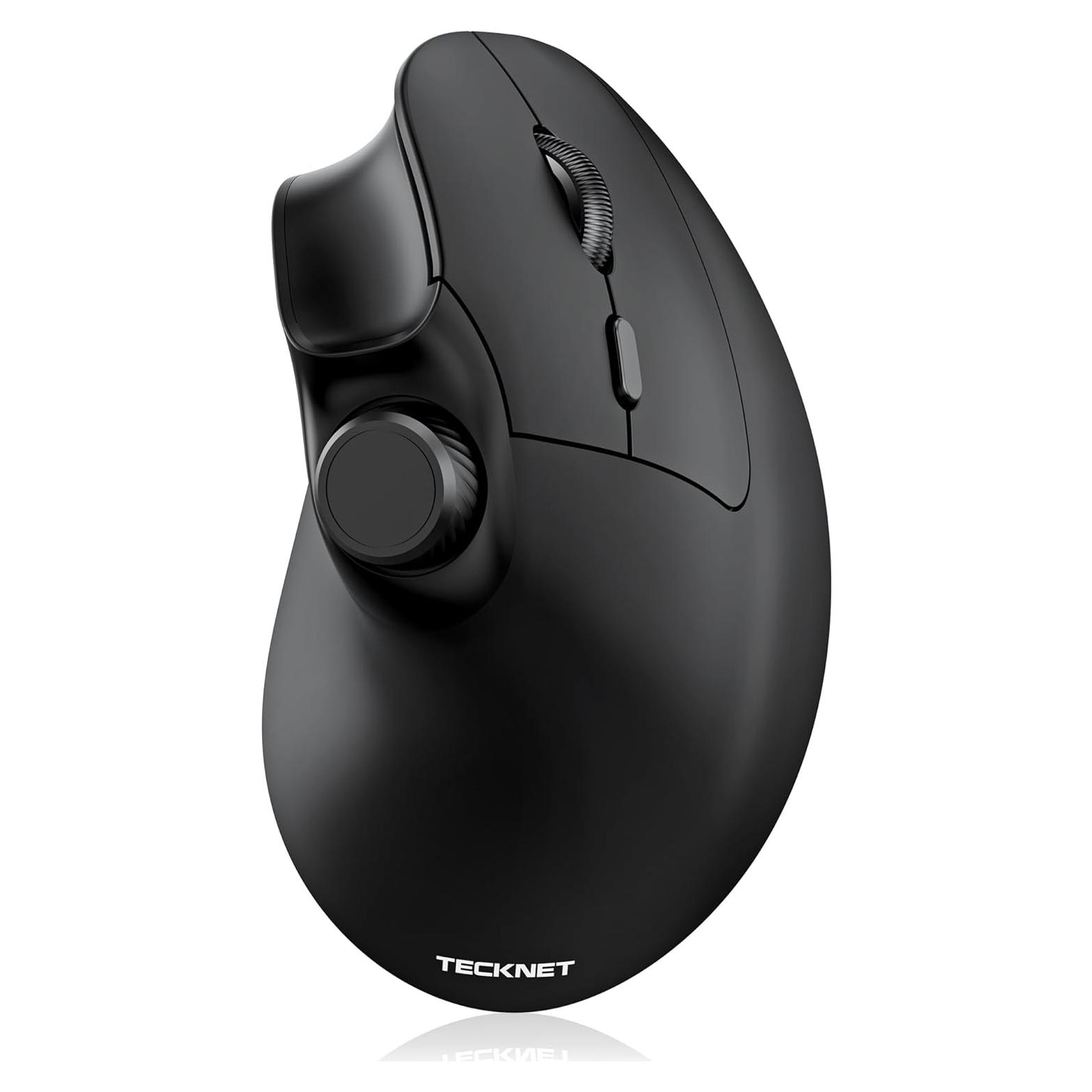 Ratón Ergonómico TECKNET Inalámbrico Recargable 6 DPI