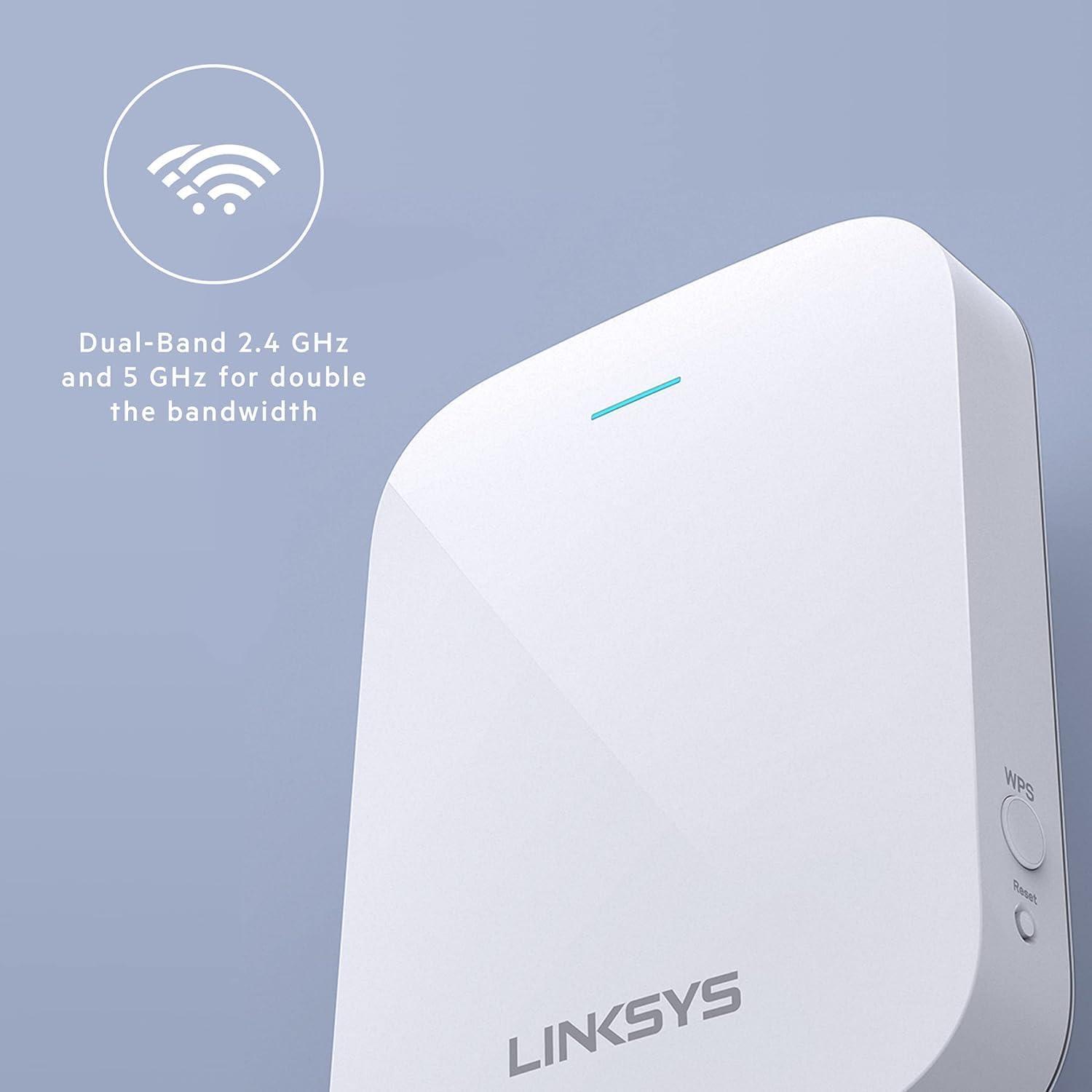 Extensor de Rango Inalámbrico Linksys RE7350 | WiFi 6 | 1.8 Gbps