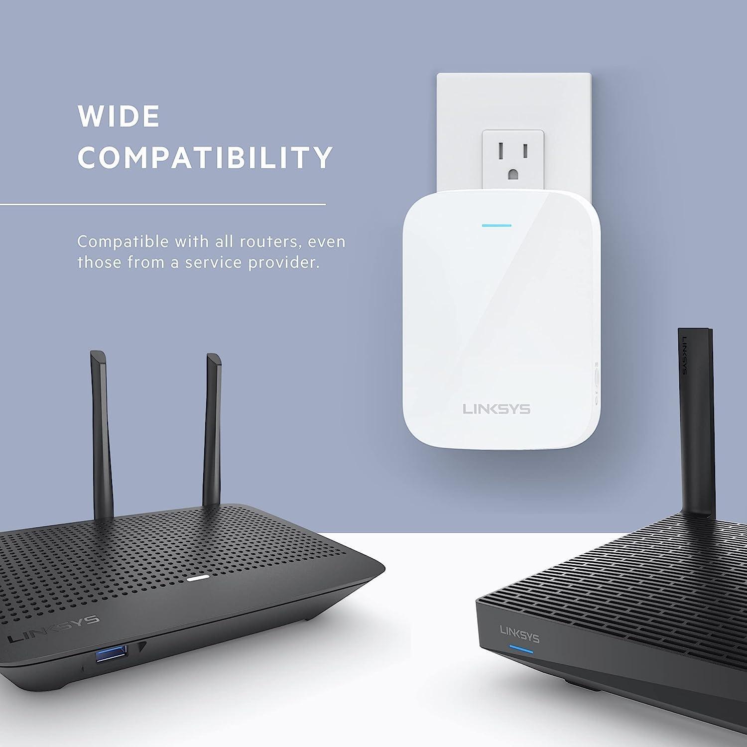 Extensor de Rango Inalámbrico Linksys RE7350 | WiFi 6 | 1.8 Gbps
