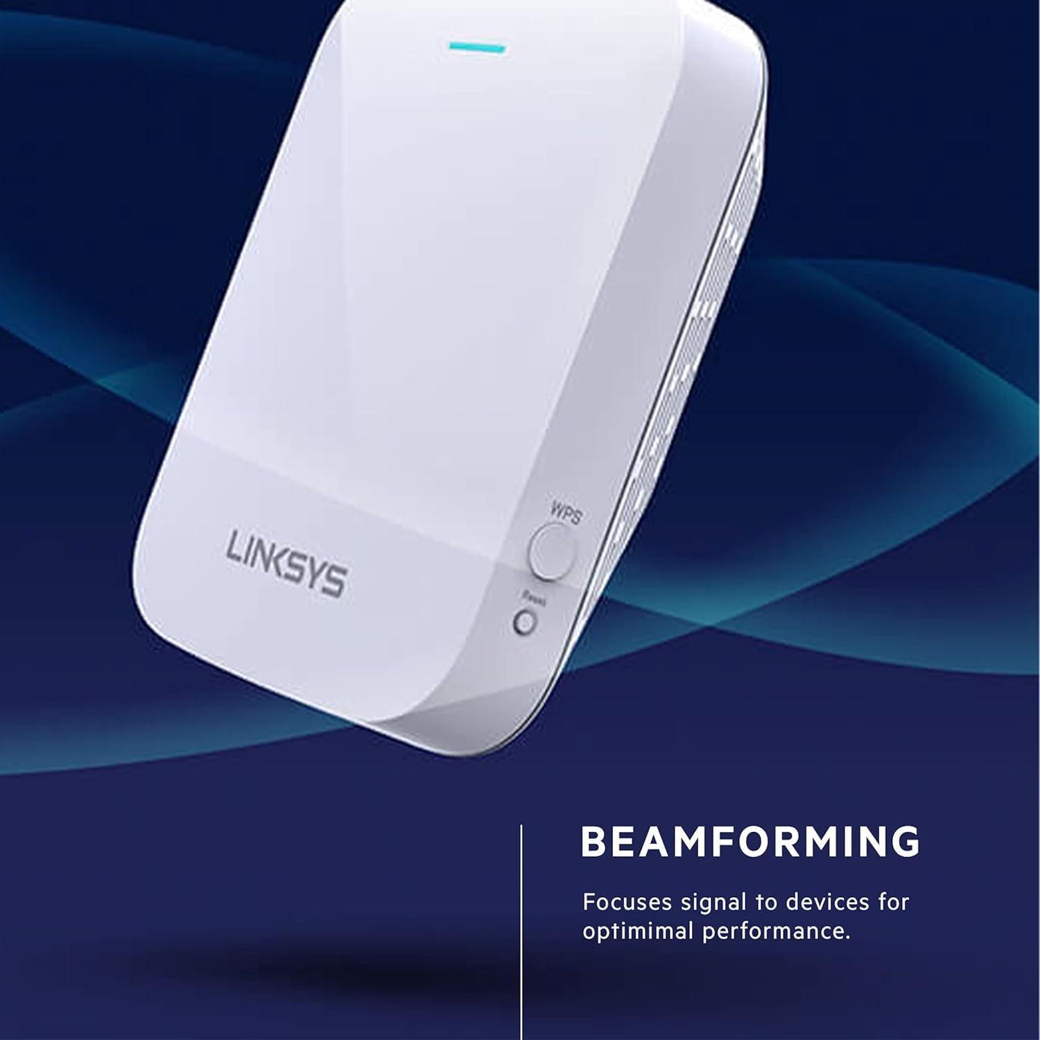 Extensor de Rango Inalámbrico Linksys RE7350 | WiFi 6 | 1.8 Gbps