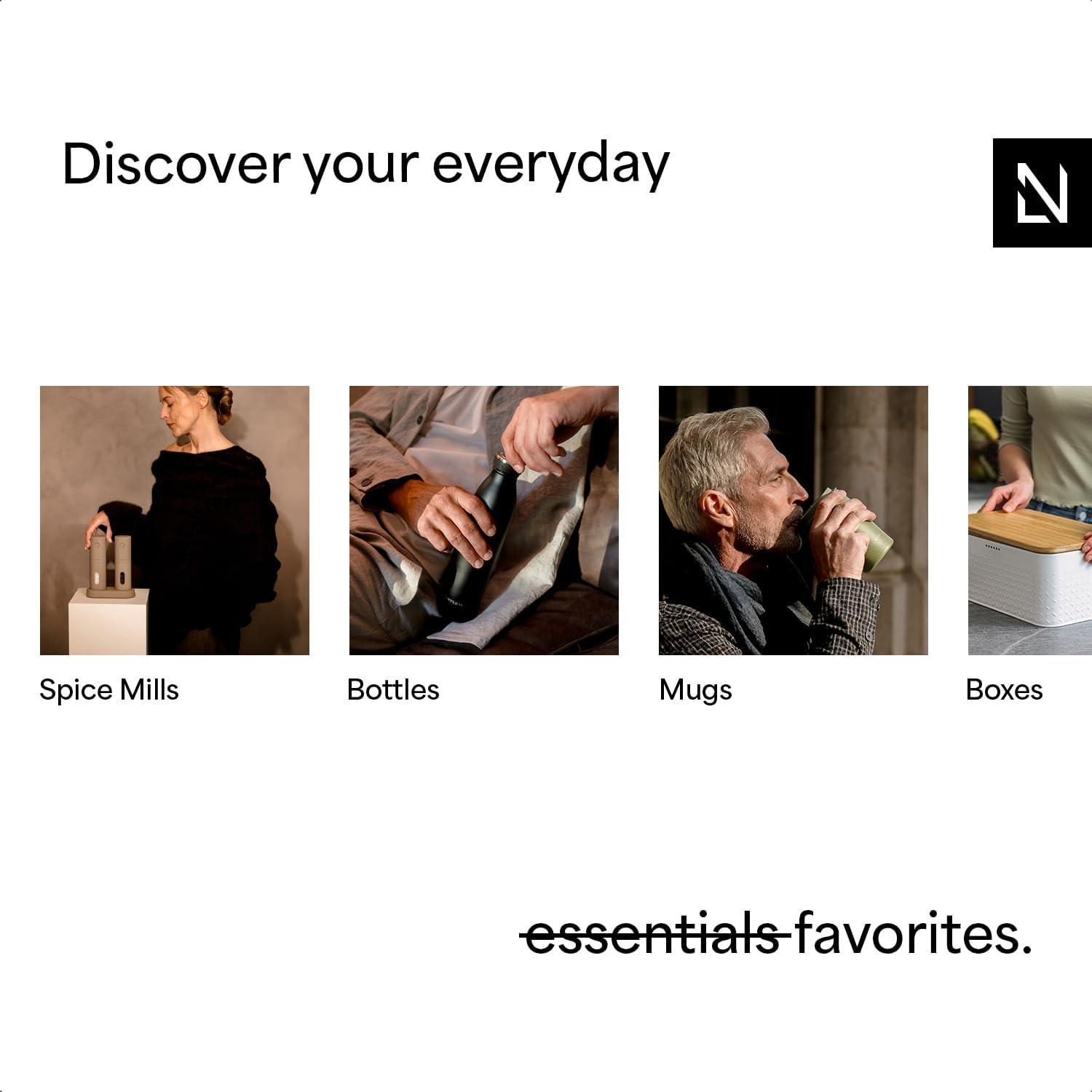 Juego de Molinillos de Sal y Pimienta LARS NYSØM Manual 2 Piezas