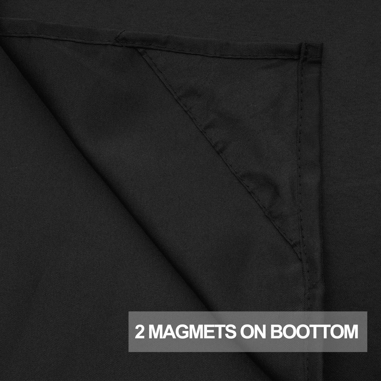 Forro de Tela Snap-in Barossa Design 178x137 cm Negro