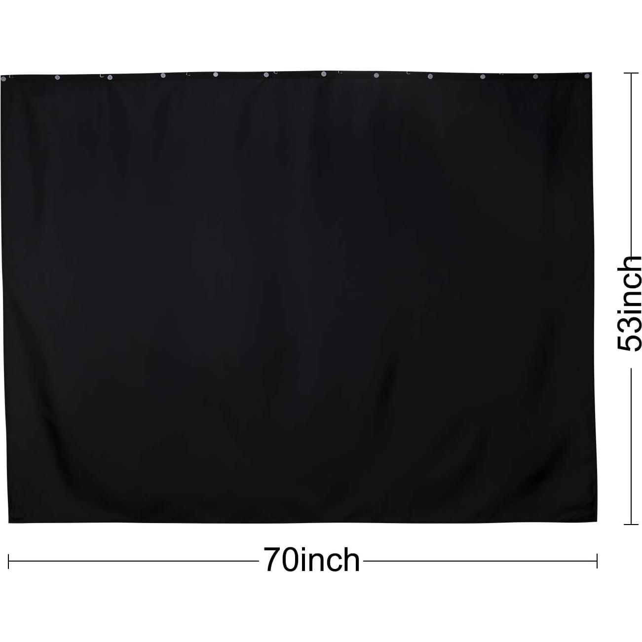 Forro de Tela Snap-in Barossa Design 178x137 cm Negro