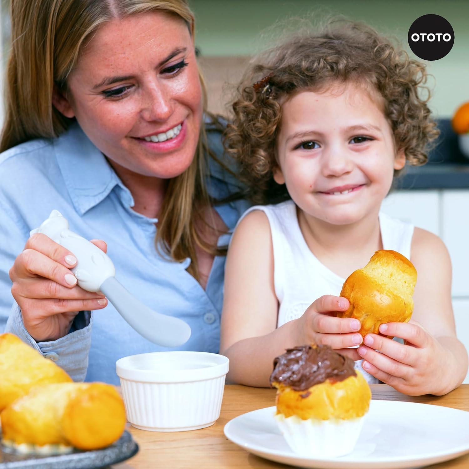 Raspador de Tarros Silicona OTOTO Gato Mary 20.8x2.2 cm