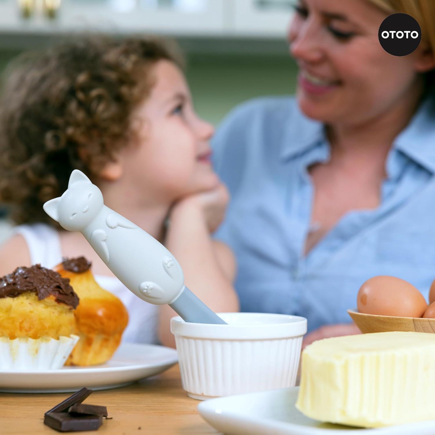 Raspador de Tarros Silicona OTOTO Gato Mary 20.8x2.2 cm