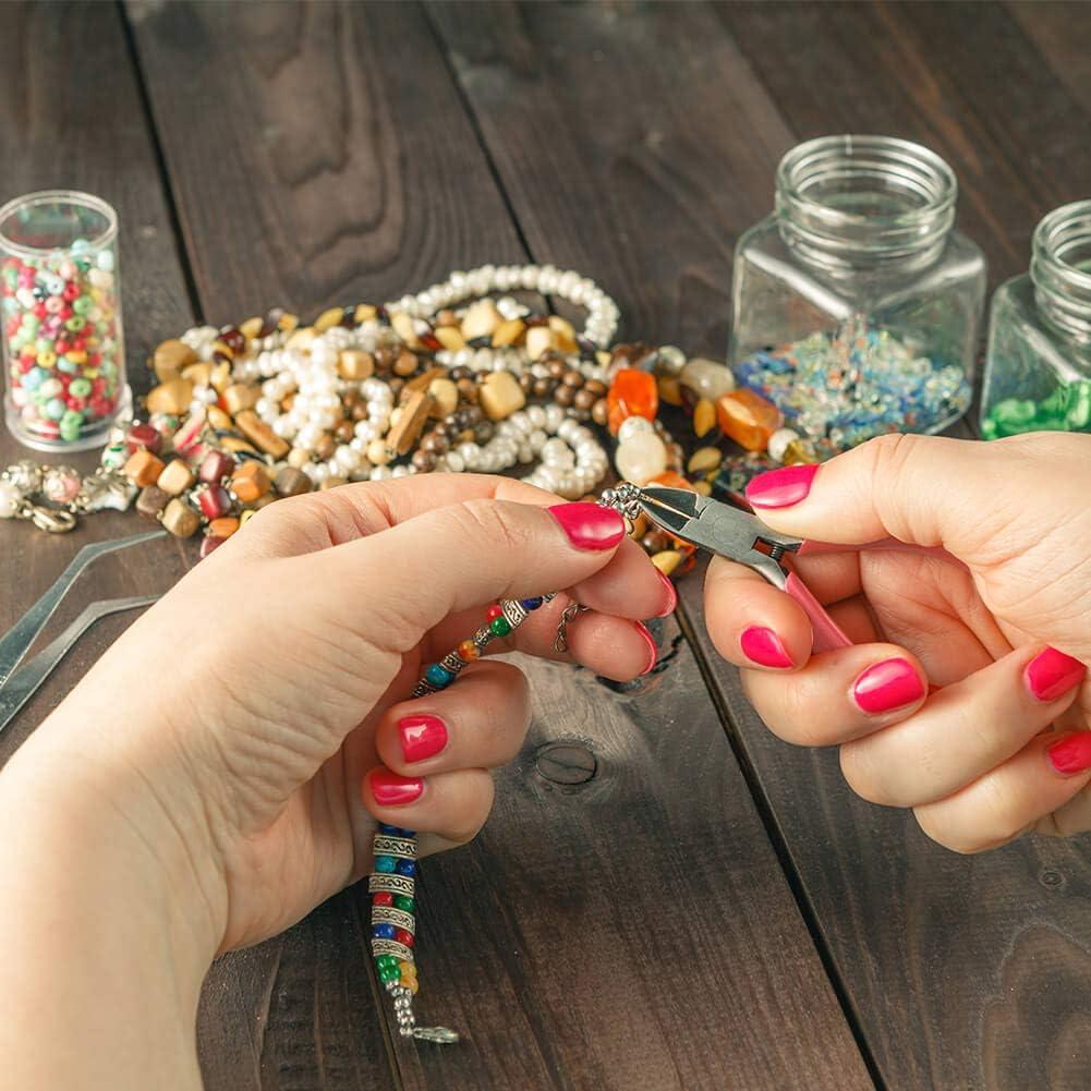 Alicates para Joyería Anezus 4 Piezas Acero Antideslizante