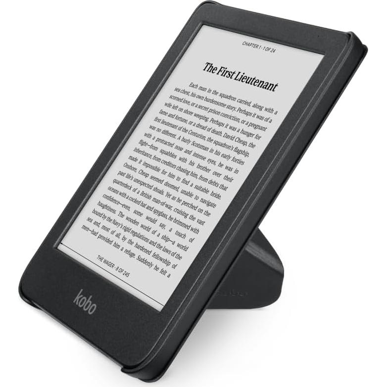 eReader Kobo Clara BW 6" Impermeable + Funda Negra SleepCover