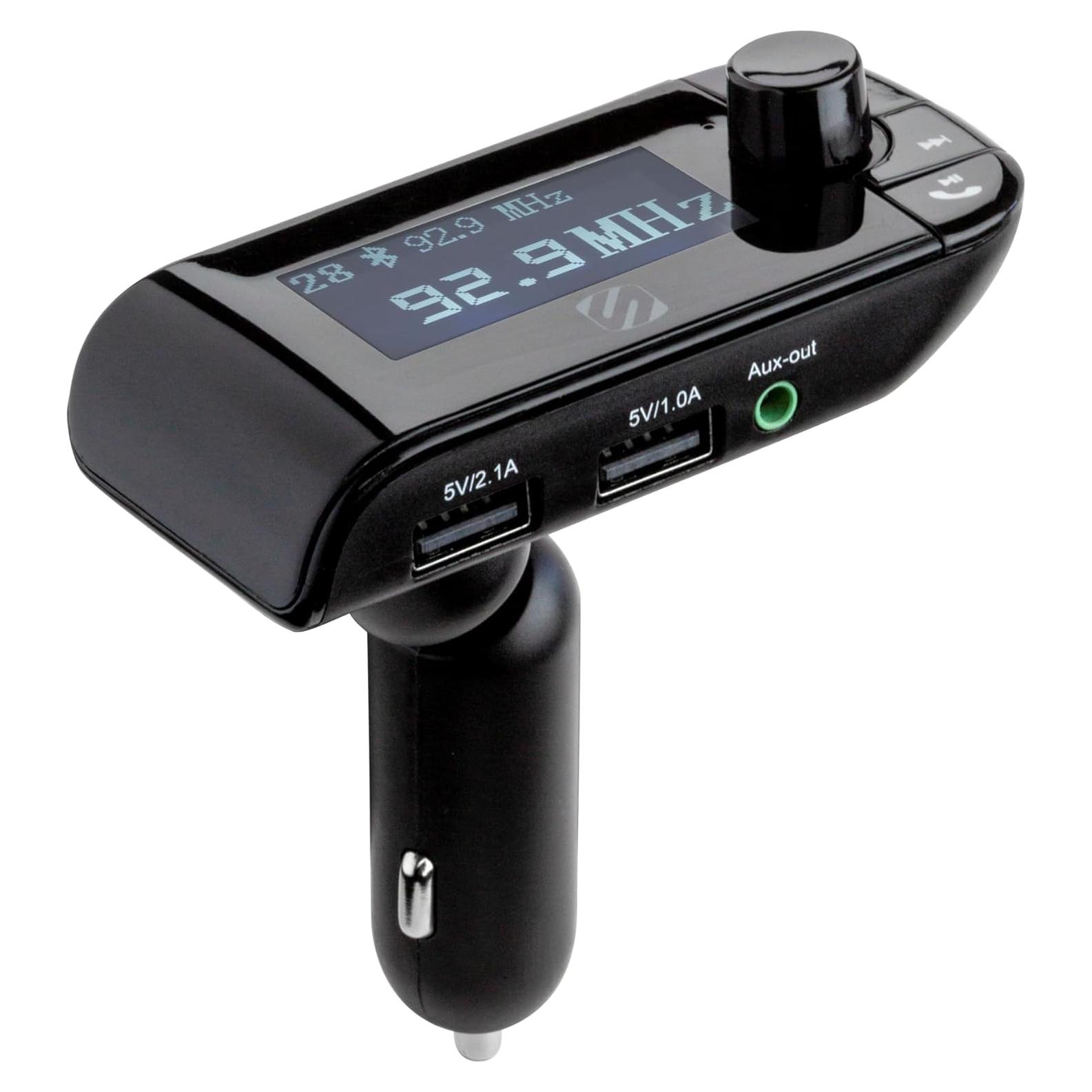 Transmisor FM Bluetooth 5.0 Scosche SBTFM2-XCES0 con Carga USB