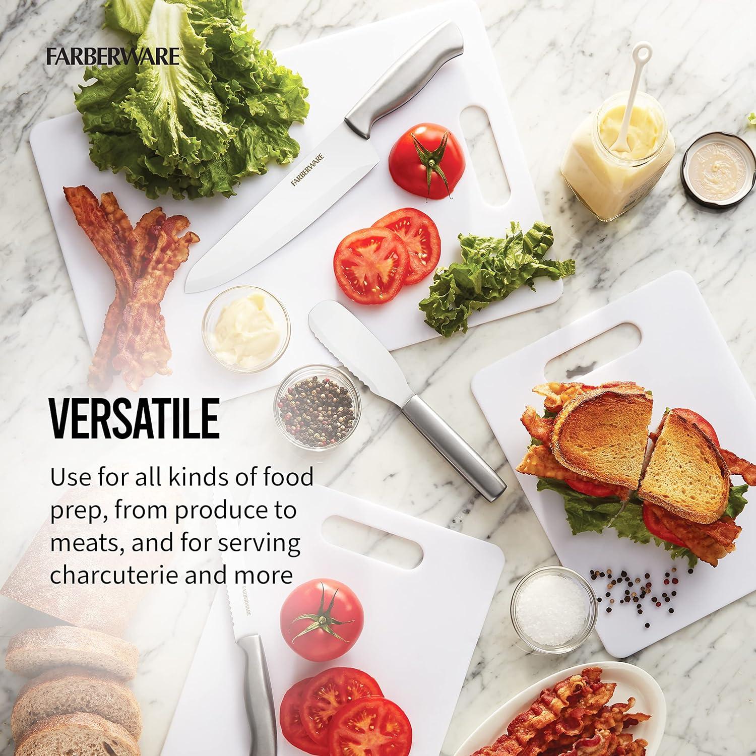 Juego de 3 Tablas de Cortar Farberware Apta para Lavavajillas