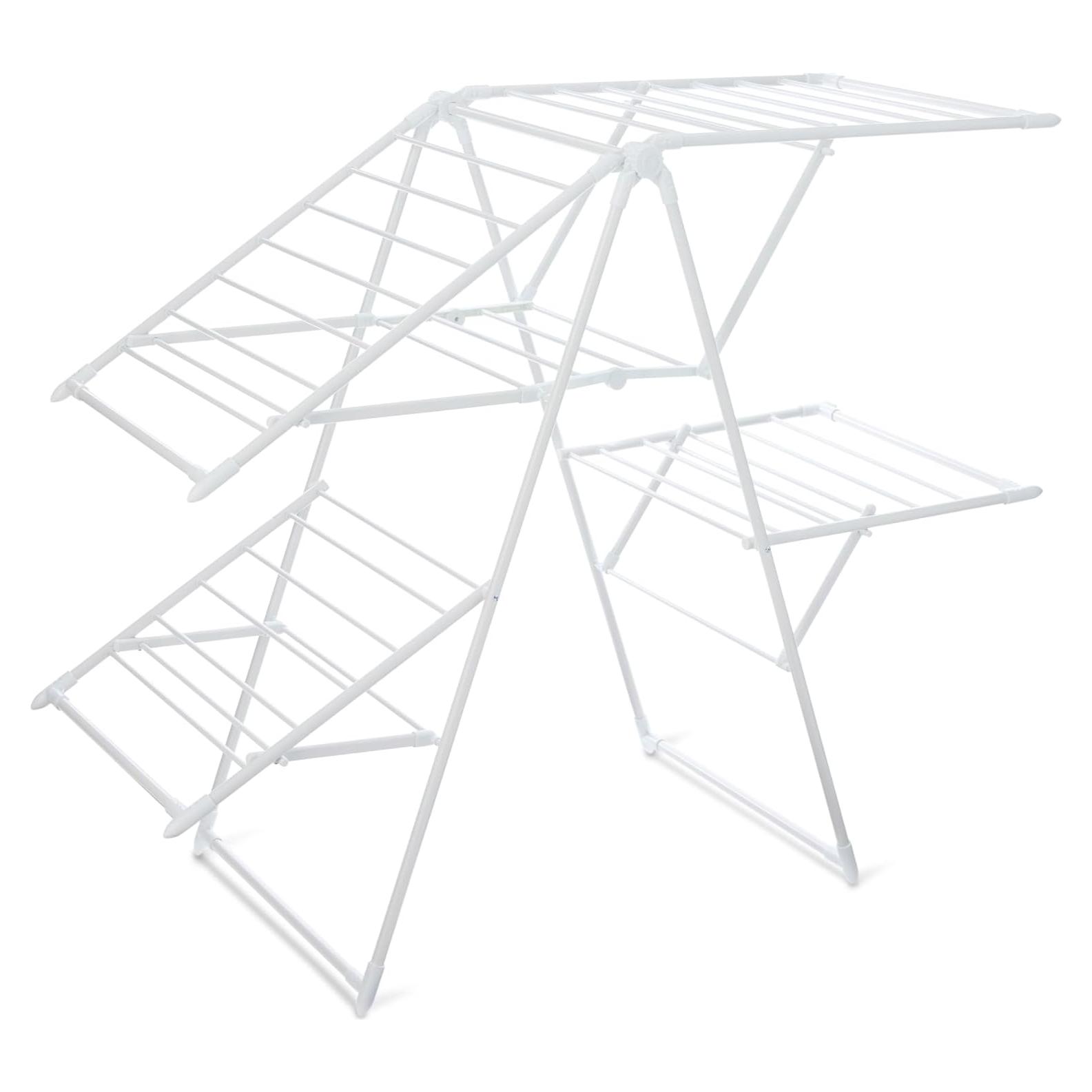 Estante de Secado de Ropa Plegable Amazon Basics 154.94x59.94 cm