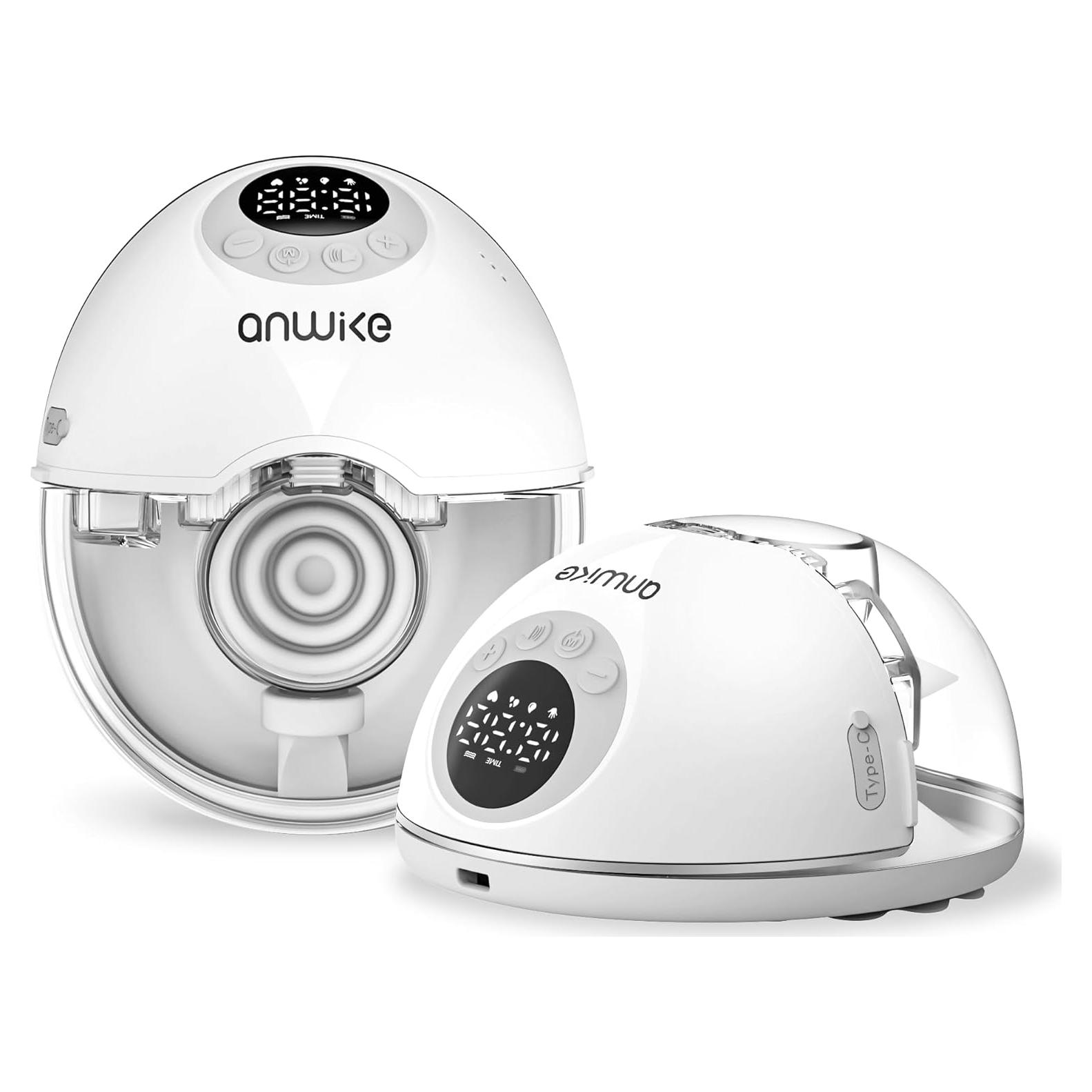 Extractor de Leche Eléctrico ANWIKE MY-381 - Doble, Blanco