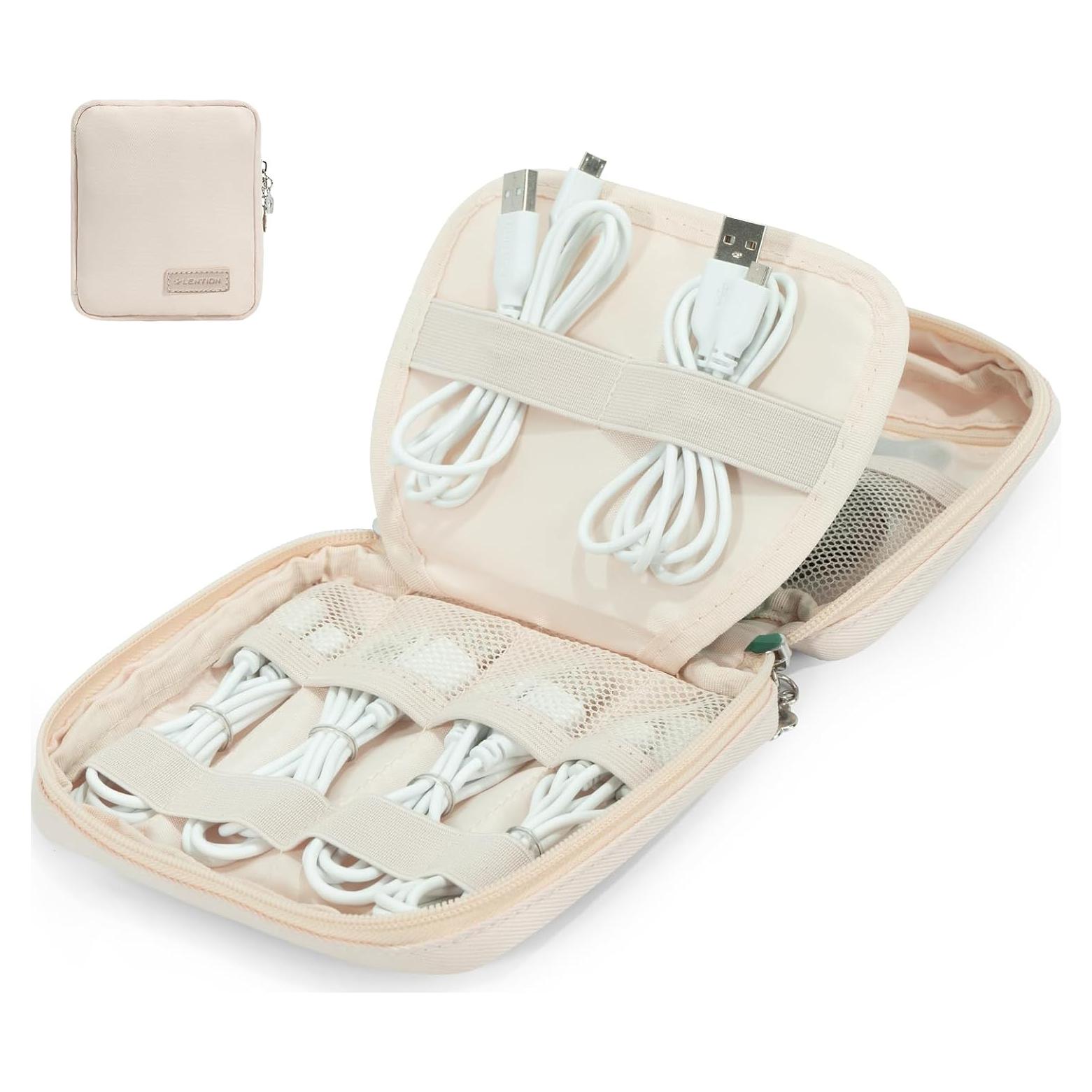 Bolsa Organizadora de Cables LENTION Beige Impermeable