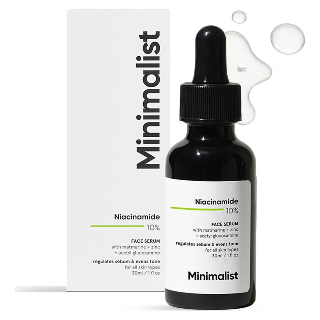Suero Minimalista 10% Niacinamida 30ml - Control de Acné y Poros