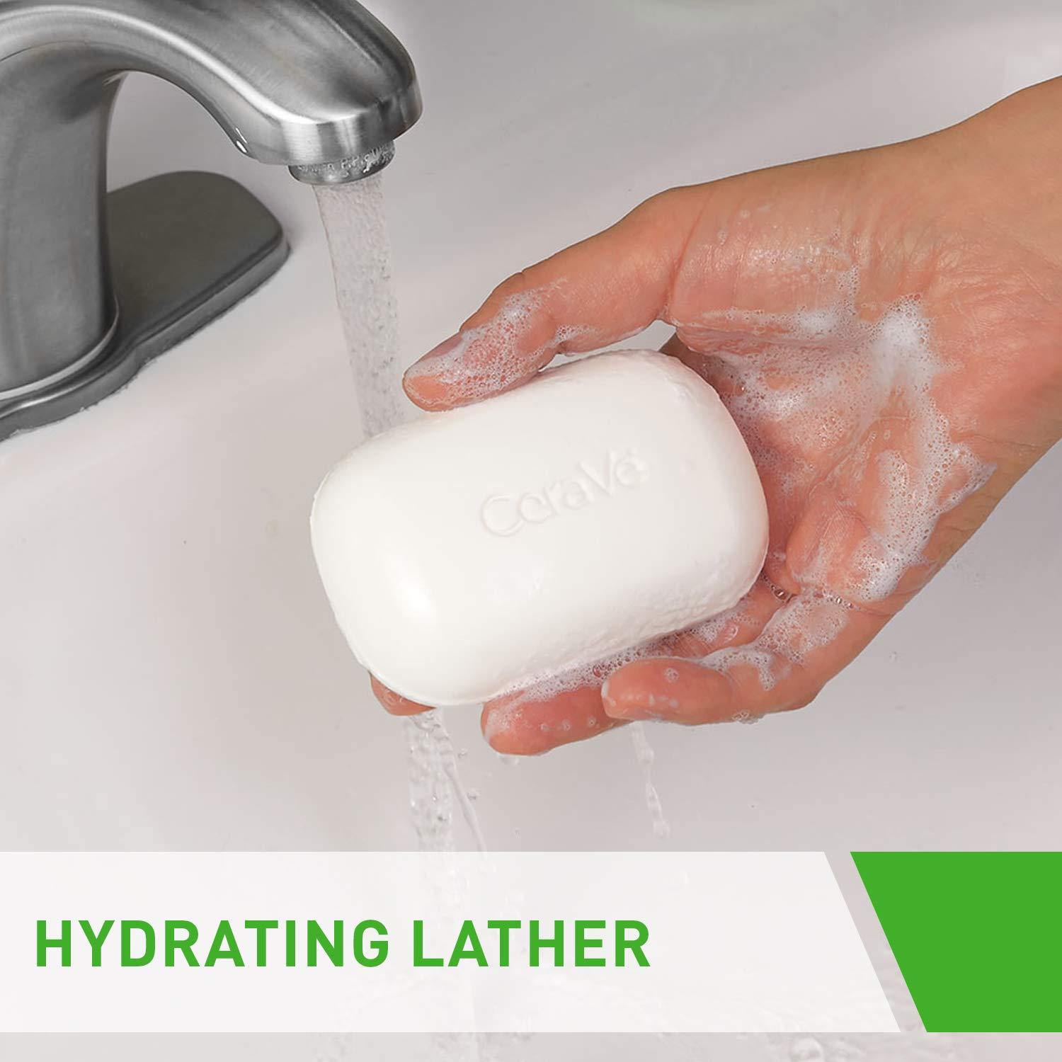 CeraVe Barra Limpiadora Hidratante 3x127.57g Sin Fragancia