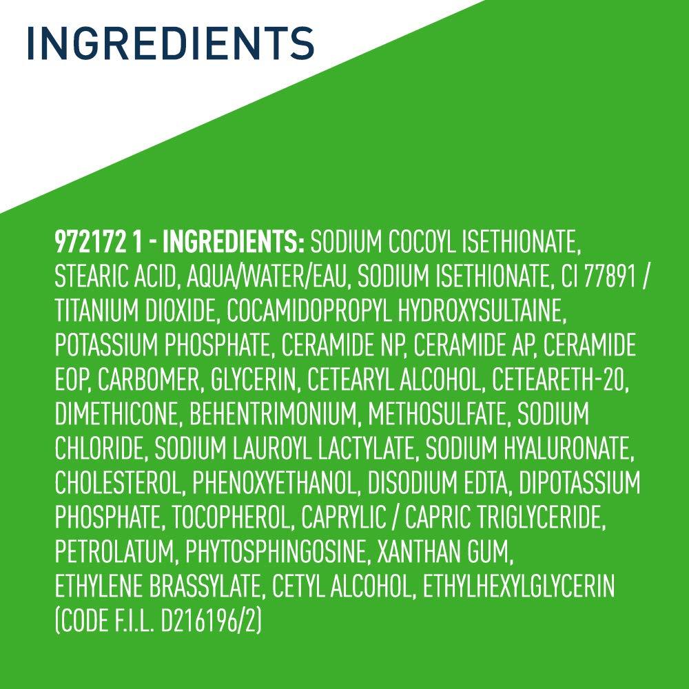 CeraVe Barra Limpiadora Hidratante 3x127.57g Sin Fragancia