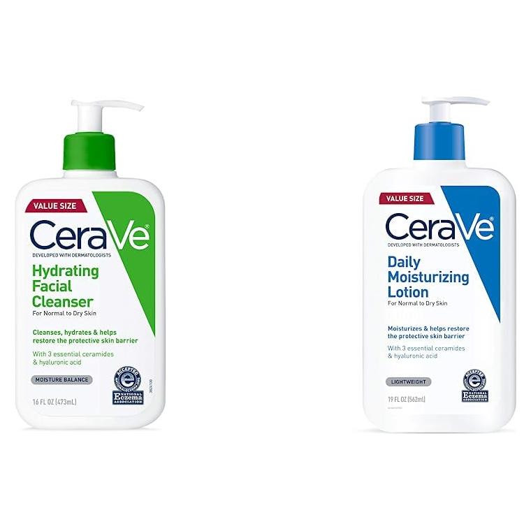CeraVe Limpiador Facial Hidratante y Loción Diaria 355ml