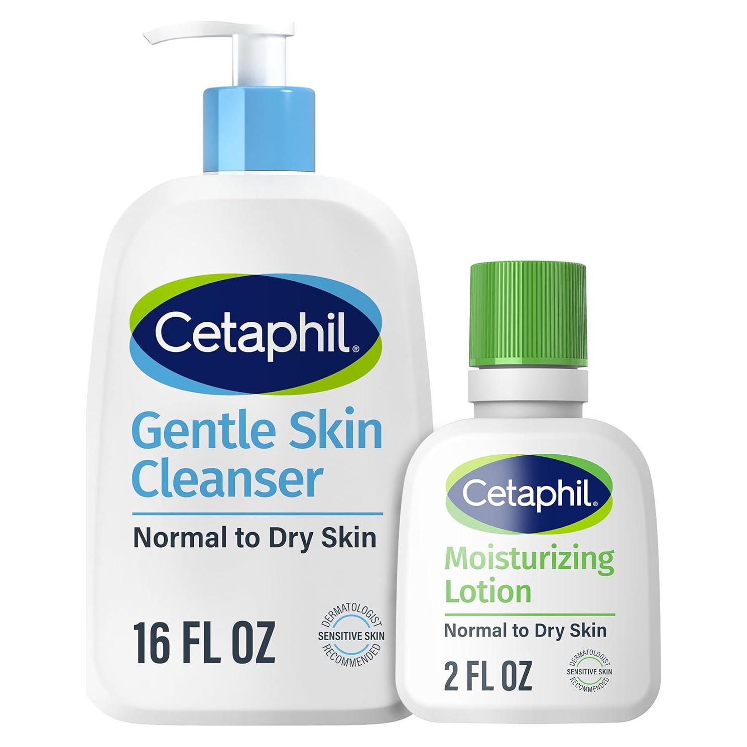 Cetaphil Limpiador Facial Suave 473 ml + Loción 59 ml
