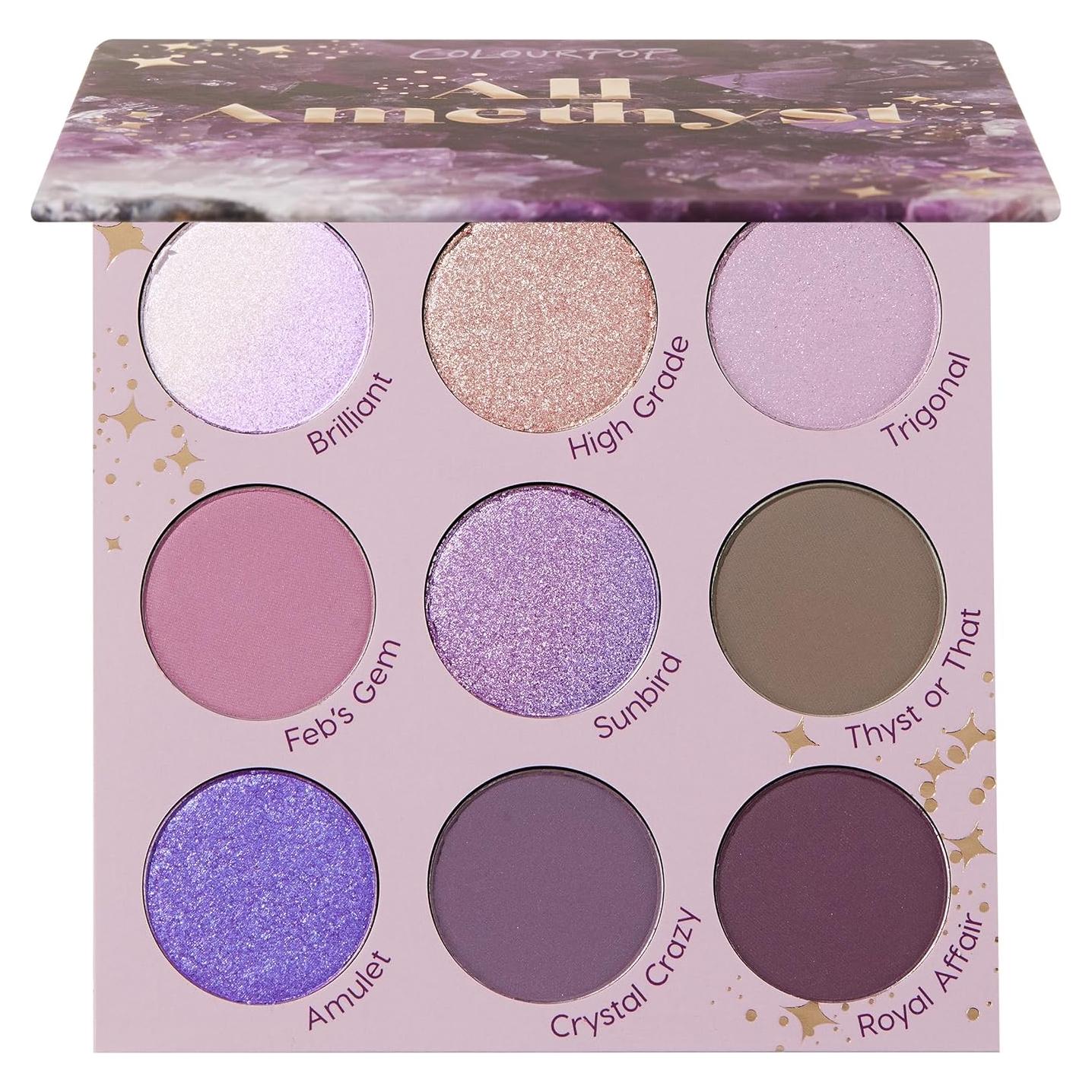 Paleta de Sombras ColourPop All Amethyst - 8.5 g - Metálico