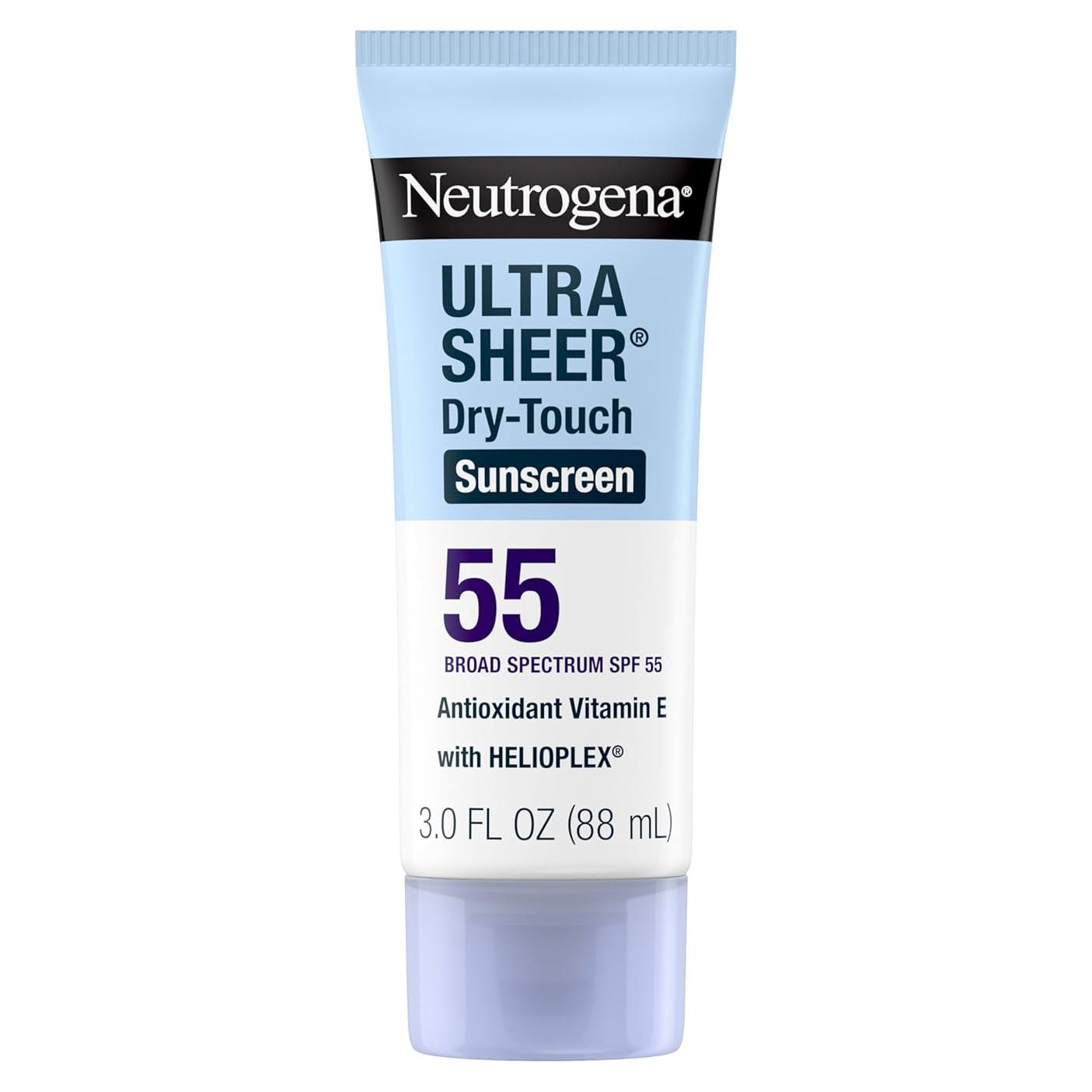 Protector Solar Neutrogena Ultra Sheer SPF 55 89 ml Viaje