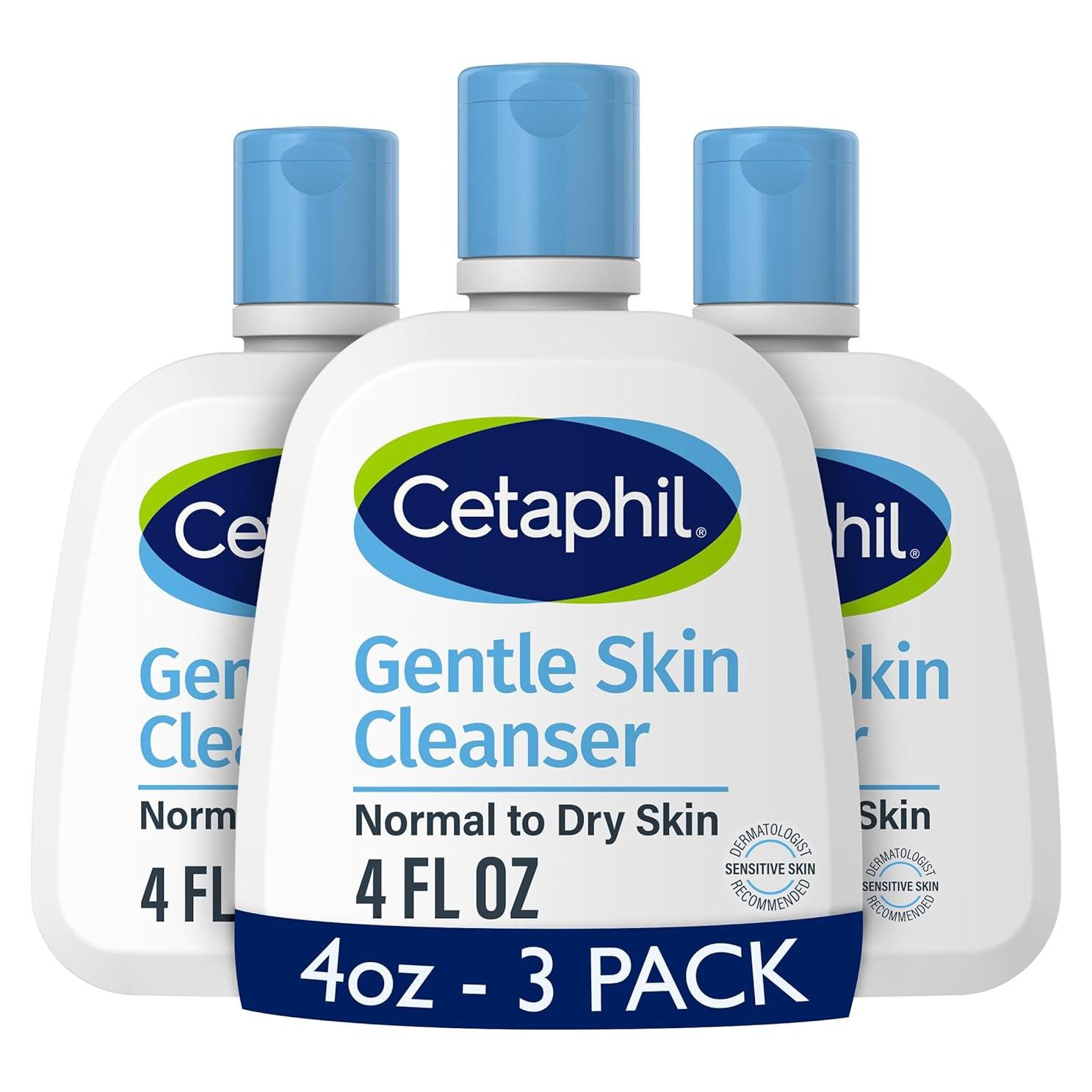 Limpiador Facial Cetaphil Suave 3x118ml Piel Sensible