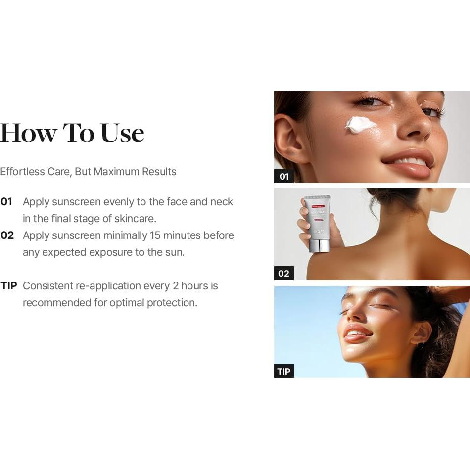 Protector Solar MDP+ Péptido 9 SPF 50+ Coreano 59g