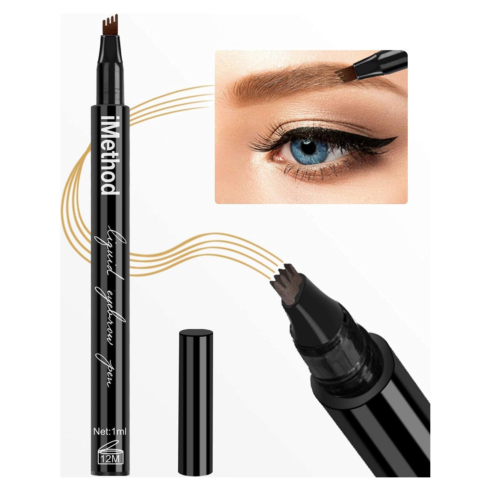 Lápiz de Cejas iMethod - Micro-Horquilla Marrón Claro 11cm