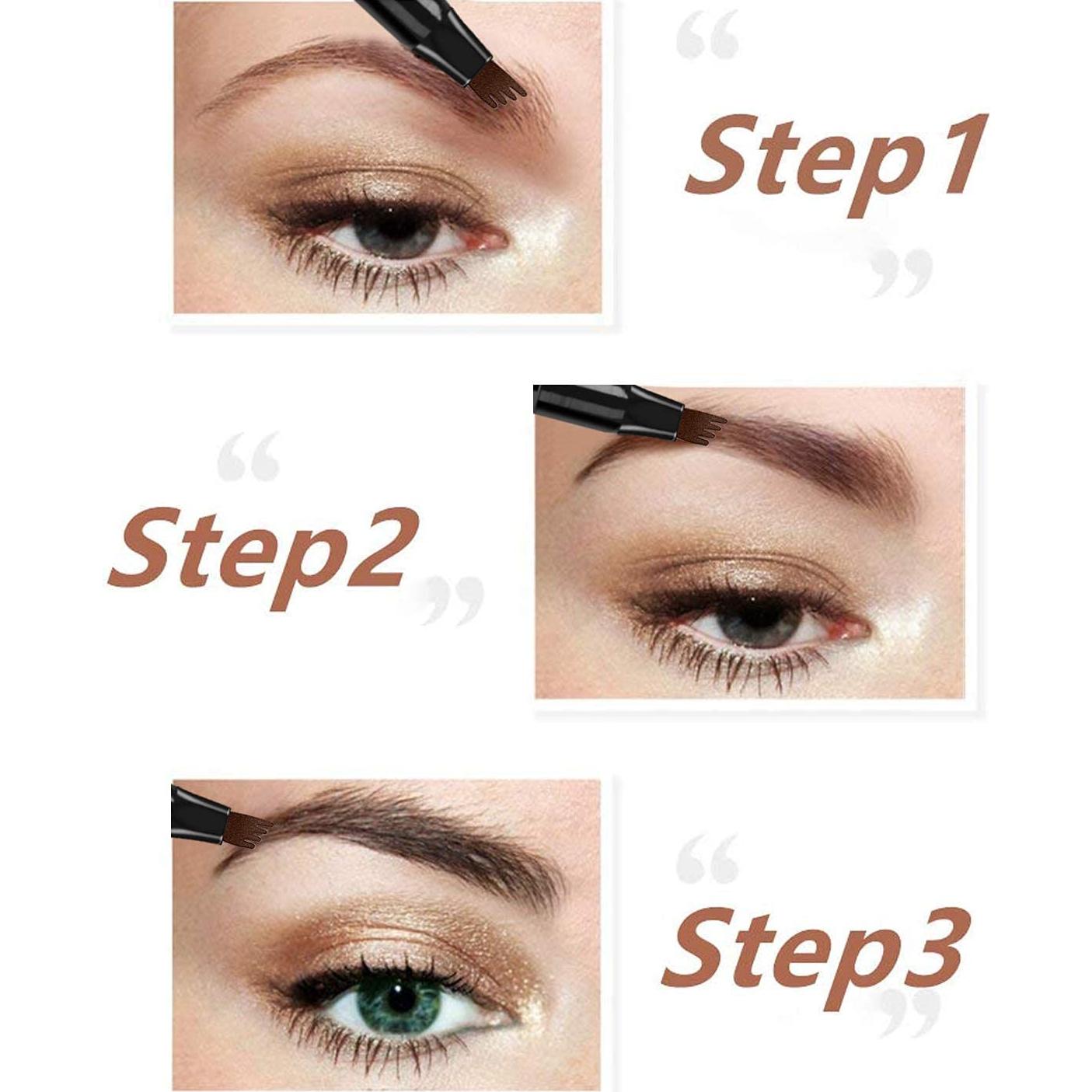 Lápiz de Cejas iMethod - Micro-Horquilla Marrón Claro 11cm