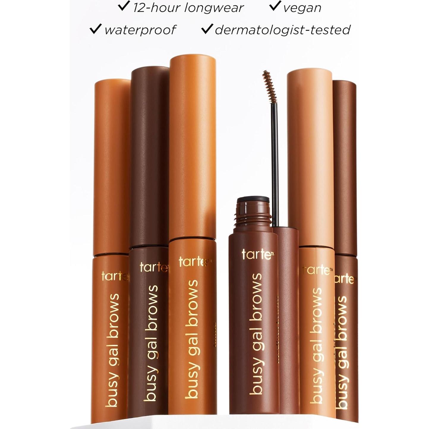 Gel para Cejas Tinte Tarte Busy Gal Color Marrón Medio