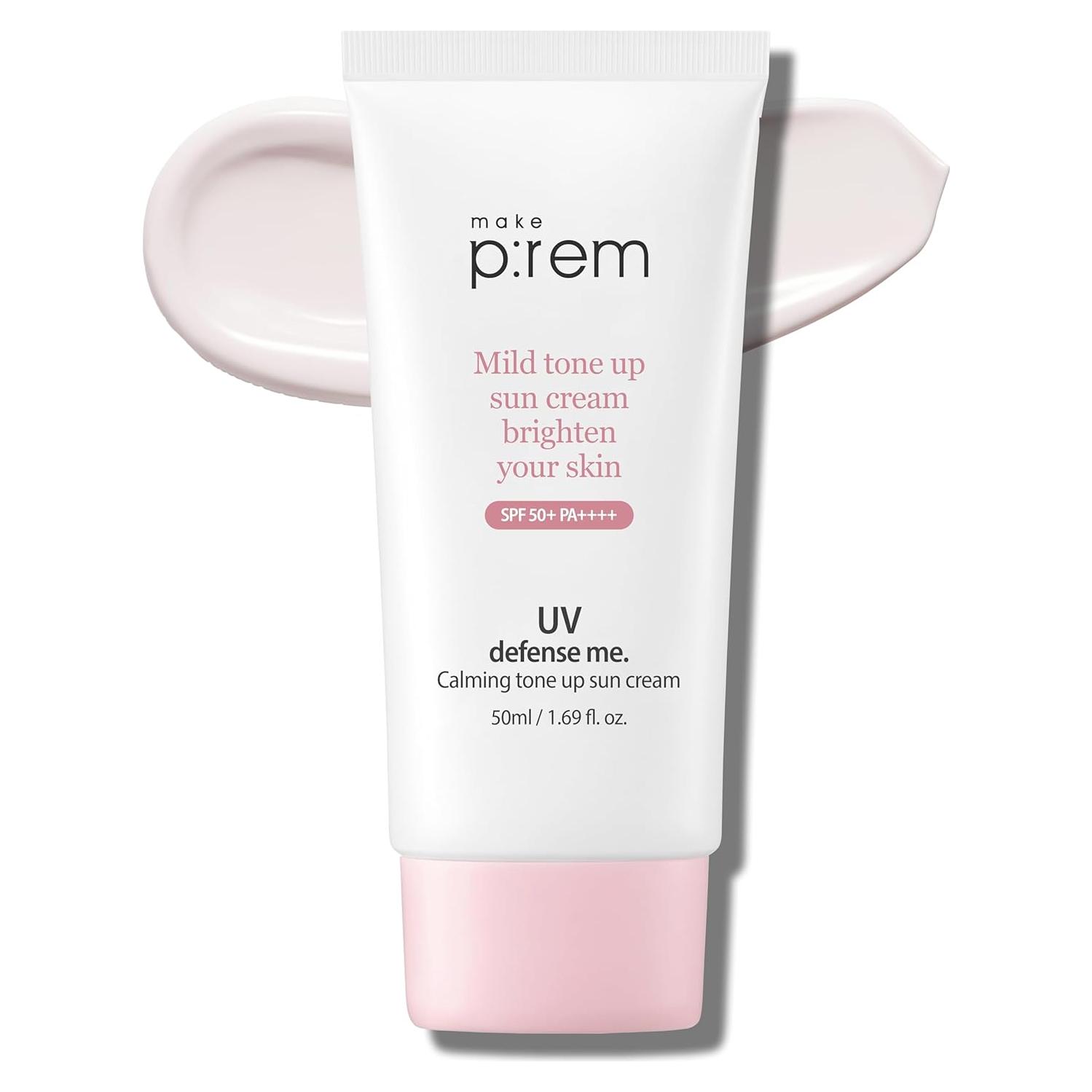 Crema Solar Calmante Make P:rem SPF 50+ 50 ml Vegana Piel Sensible