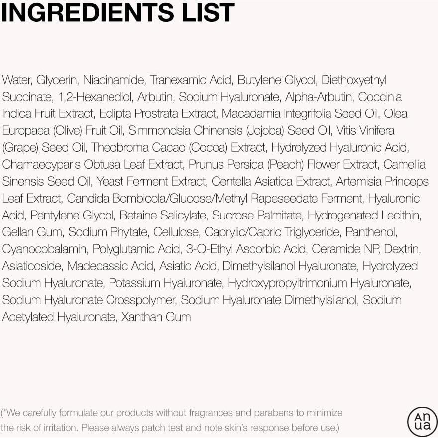 Suero Exfoliante Anua 2% BHA + 10% Niacinamida 50ml