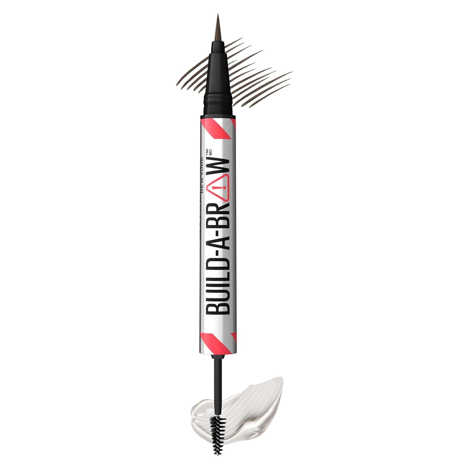 Lápiz y Gel Sellador para Cejas Maybelline Build-A-Brow Marrón Negro 1.4g