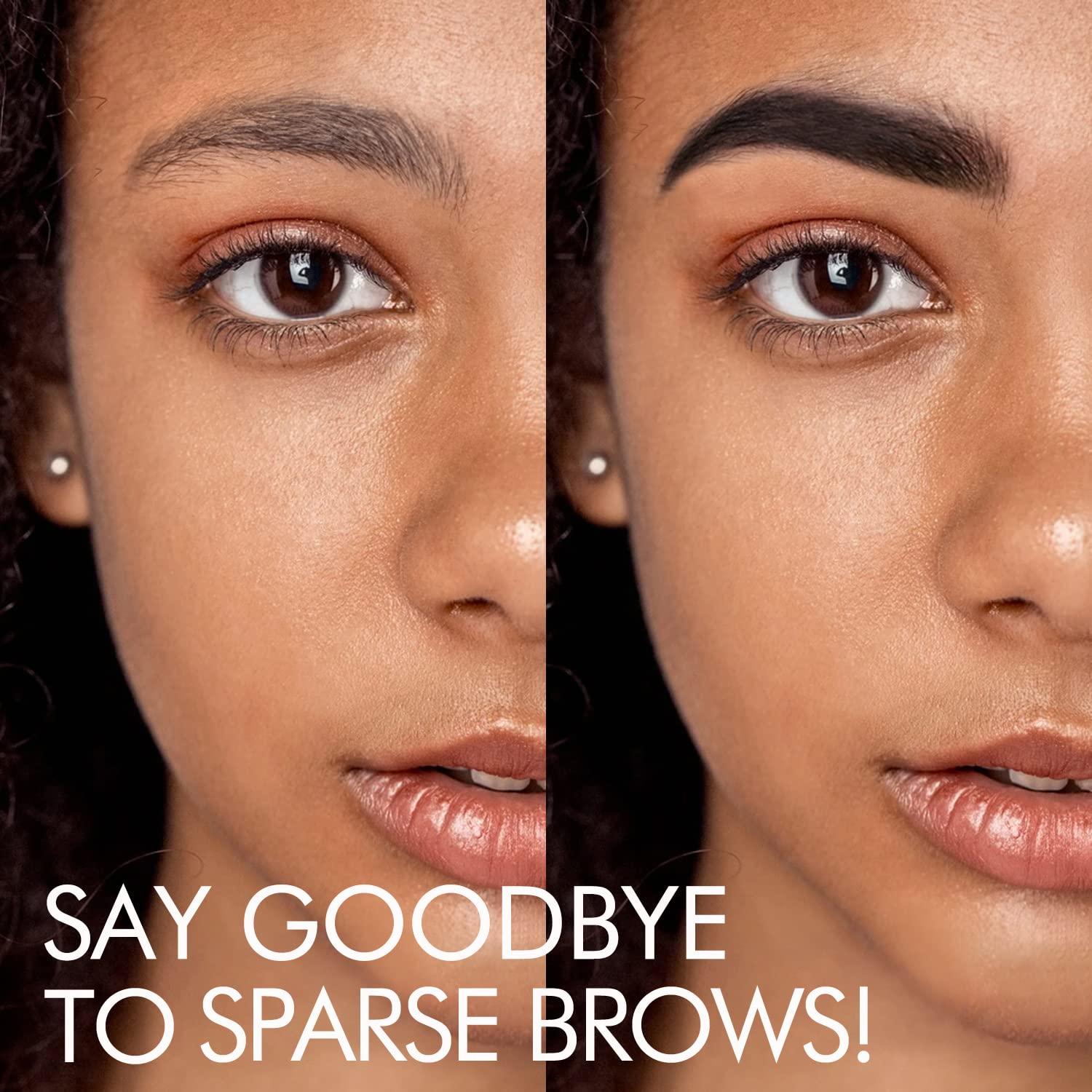 Kit de Sello de Cejas iMethod - Plantillas y Pomada Marrón Oscuro