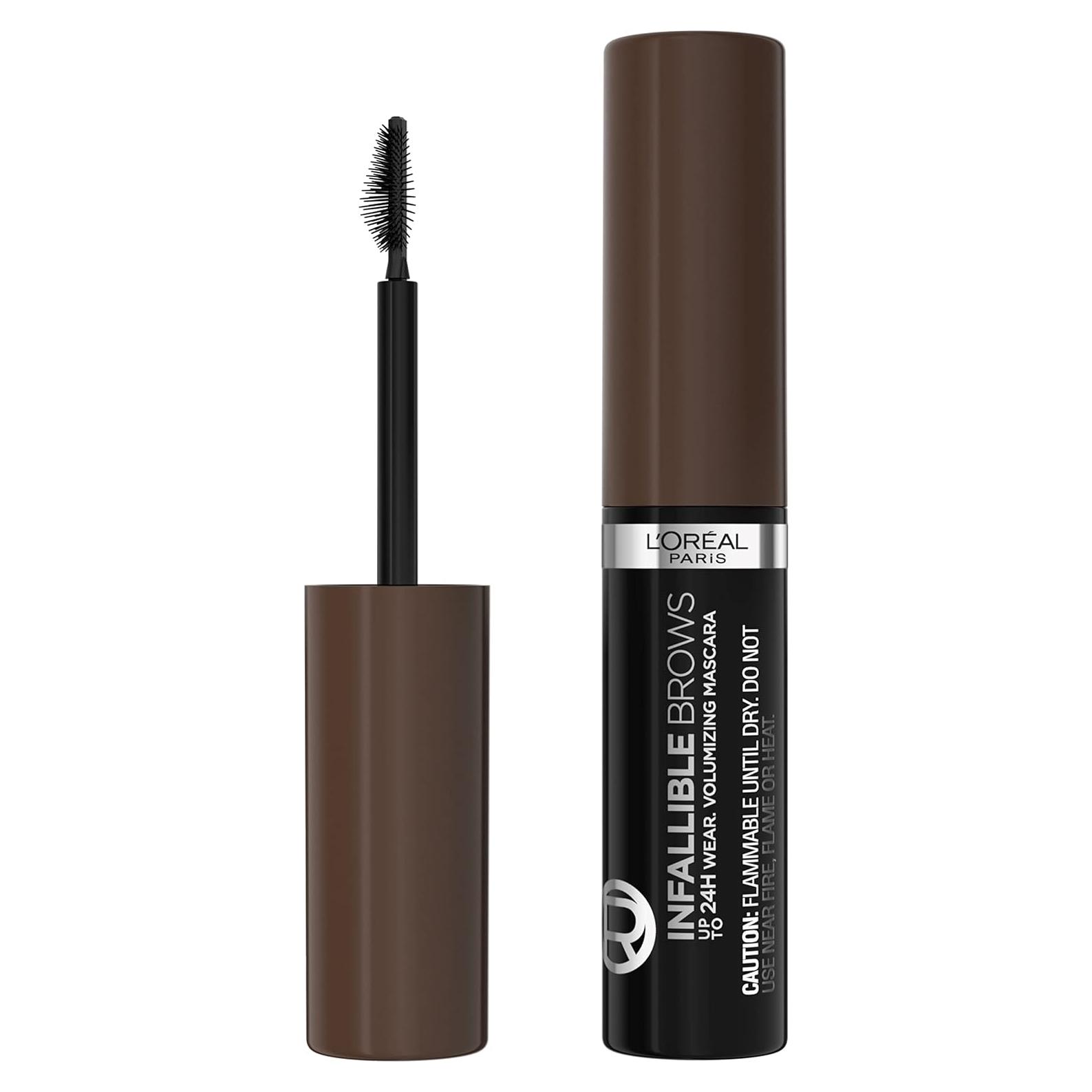 L'Oreal Paris Infallible Máscara de Cejas 24H Castaño Oscuro 3.85ml