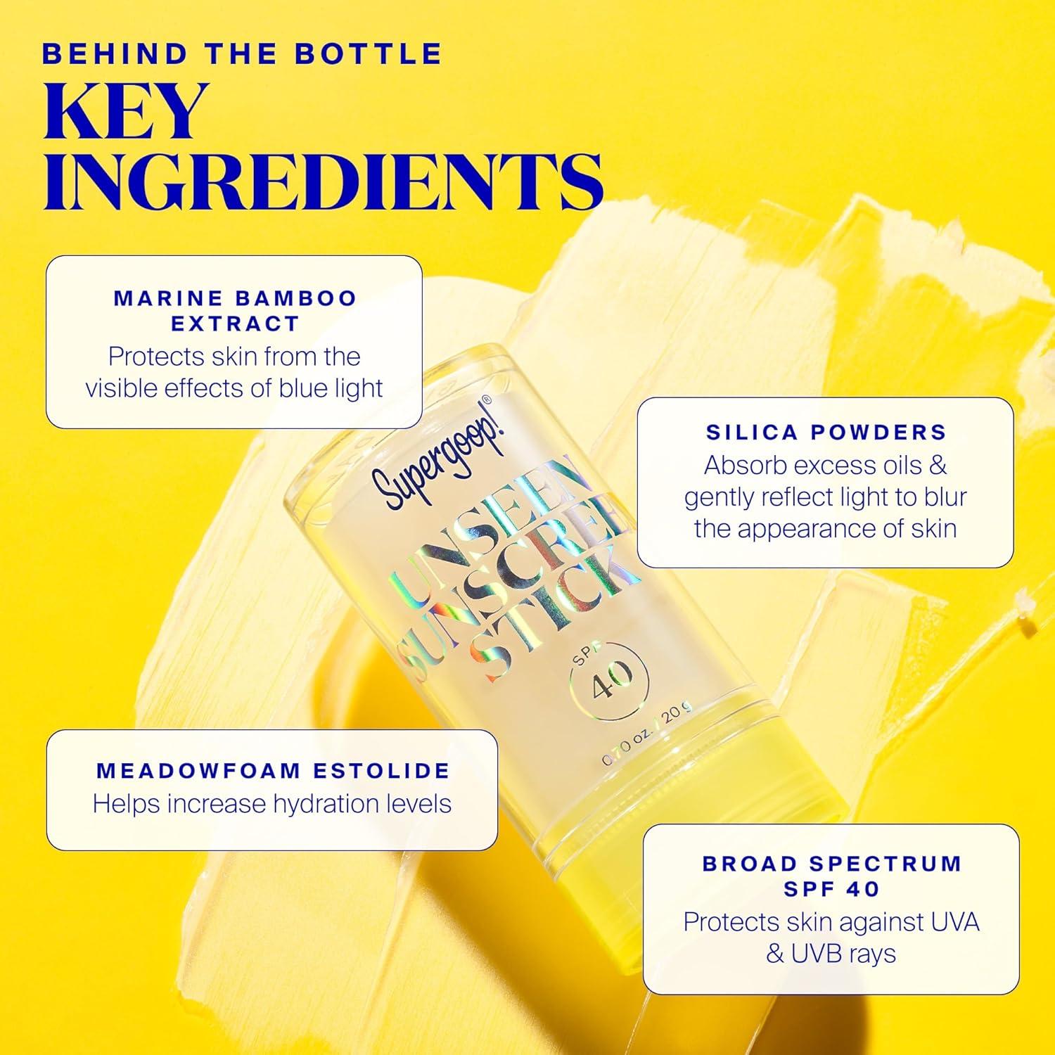 Barra Protector Solar Invisible Supergoop! SPF 40 - 20.9 ml