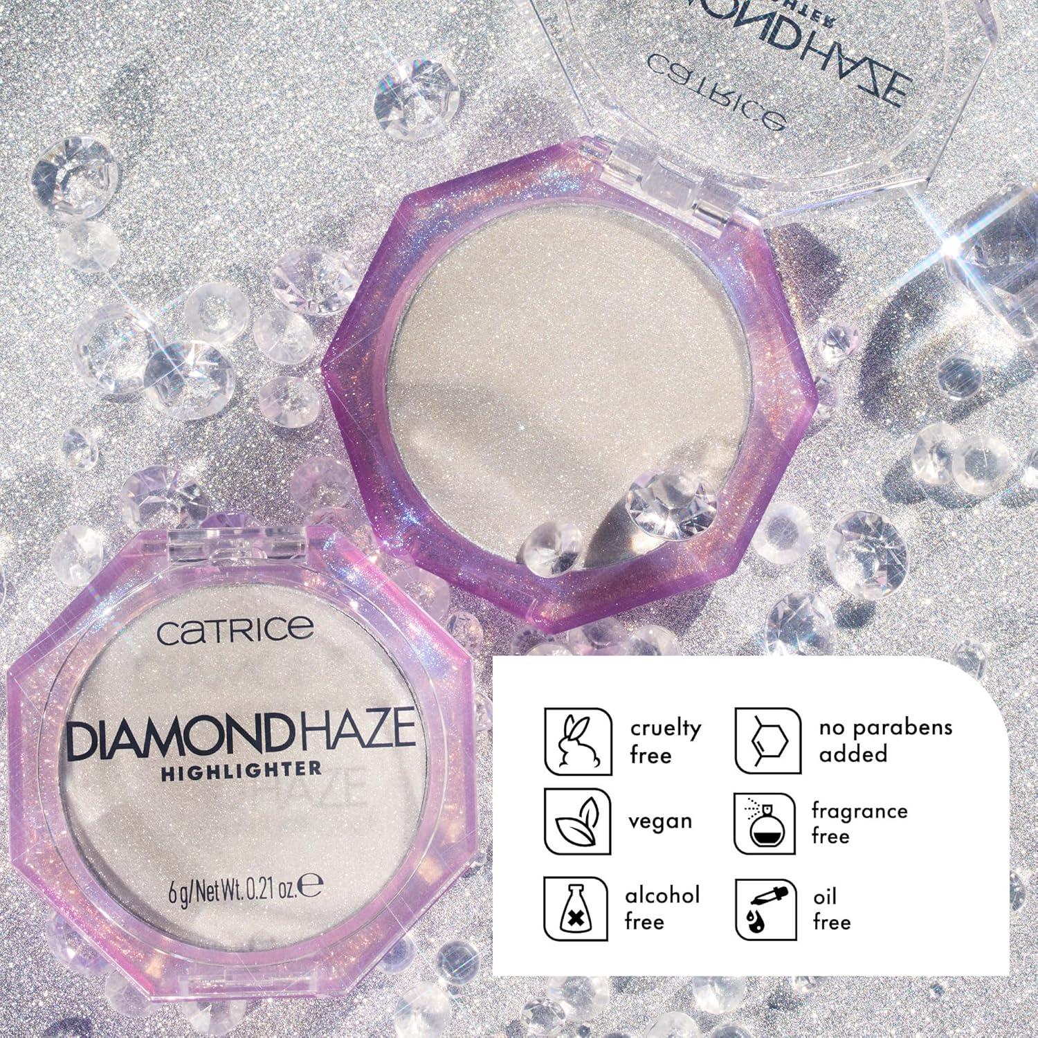Iluminador Catrice Diamond Haze 3D Brillo Sedoso Vegano 31.7g