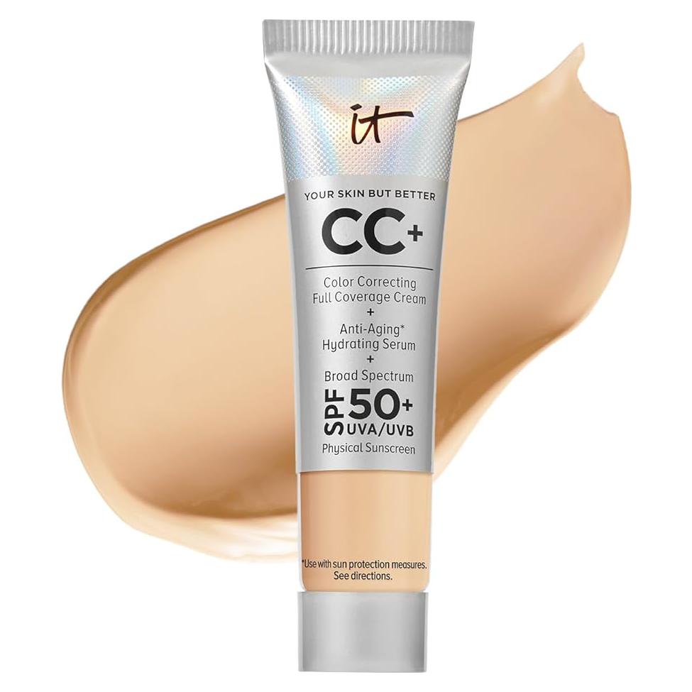 IT Cosmetics CC+ Crema Viaje 11.8 ml - Base Cobertura Completa SPF 50