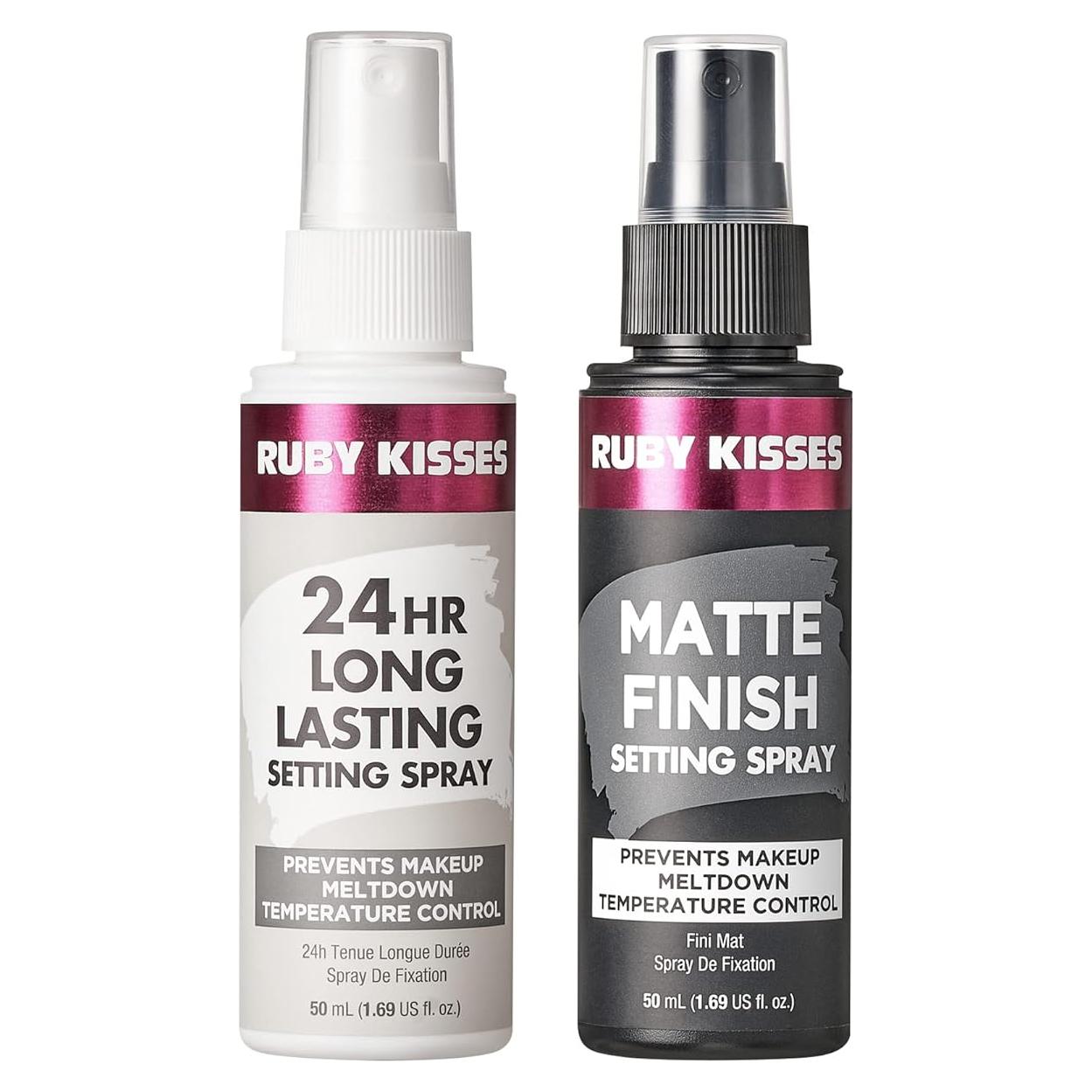 Spray Fijador de Maquillaje Ruby Kisses 50 ml Acabado Mate