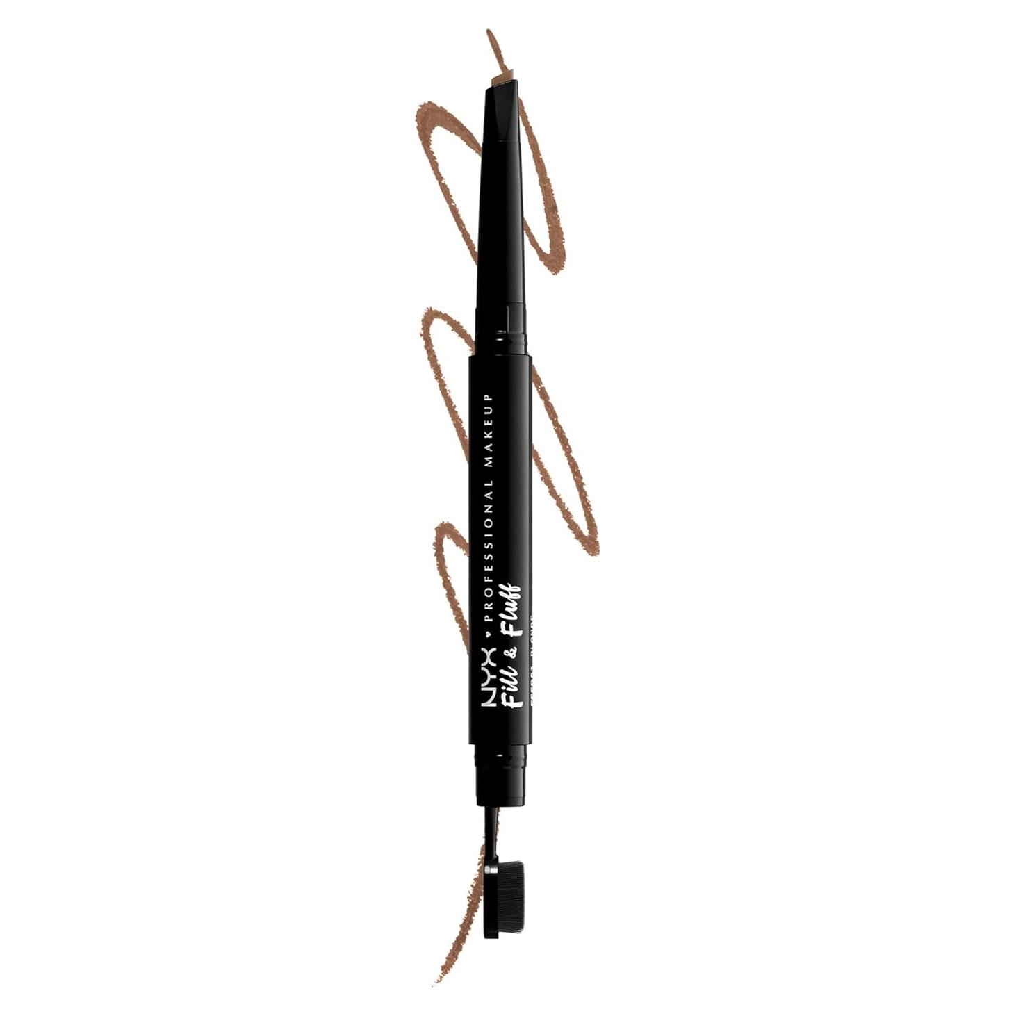 Lápiz de Pomada para Cejas NYX Fill & Fluff 1 Cuenta Taupe