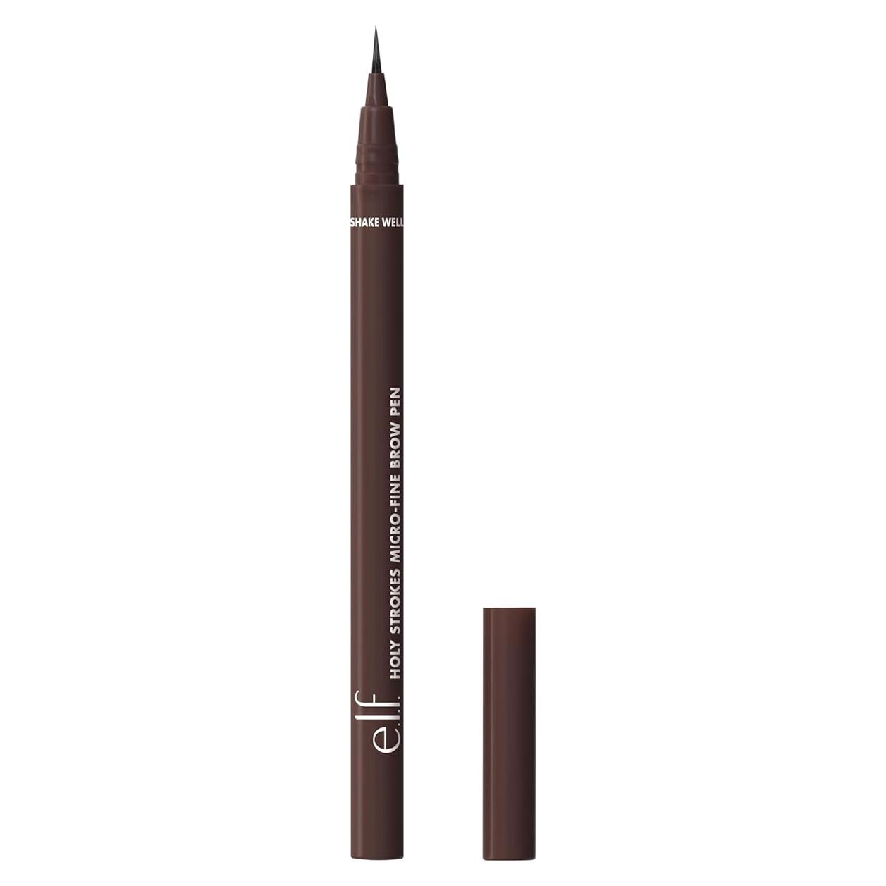 Bolígrafo de Cejas e.l.f. Holy Strokes Marrón Oscuro 11.9g