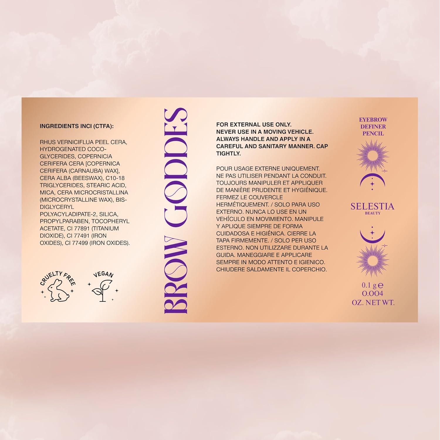 Lápiz de Cejas Doble Cara Diosa de las Cejas Yamanja 0.1g