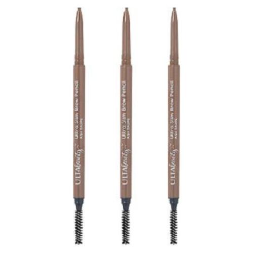 Lápiz de Cejas Ultra Delgado Ulta Beauty 3 Paquete Ceniza Taupe