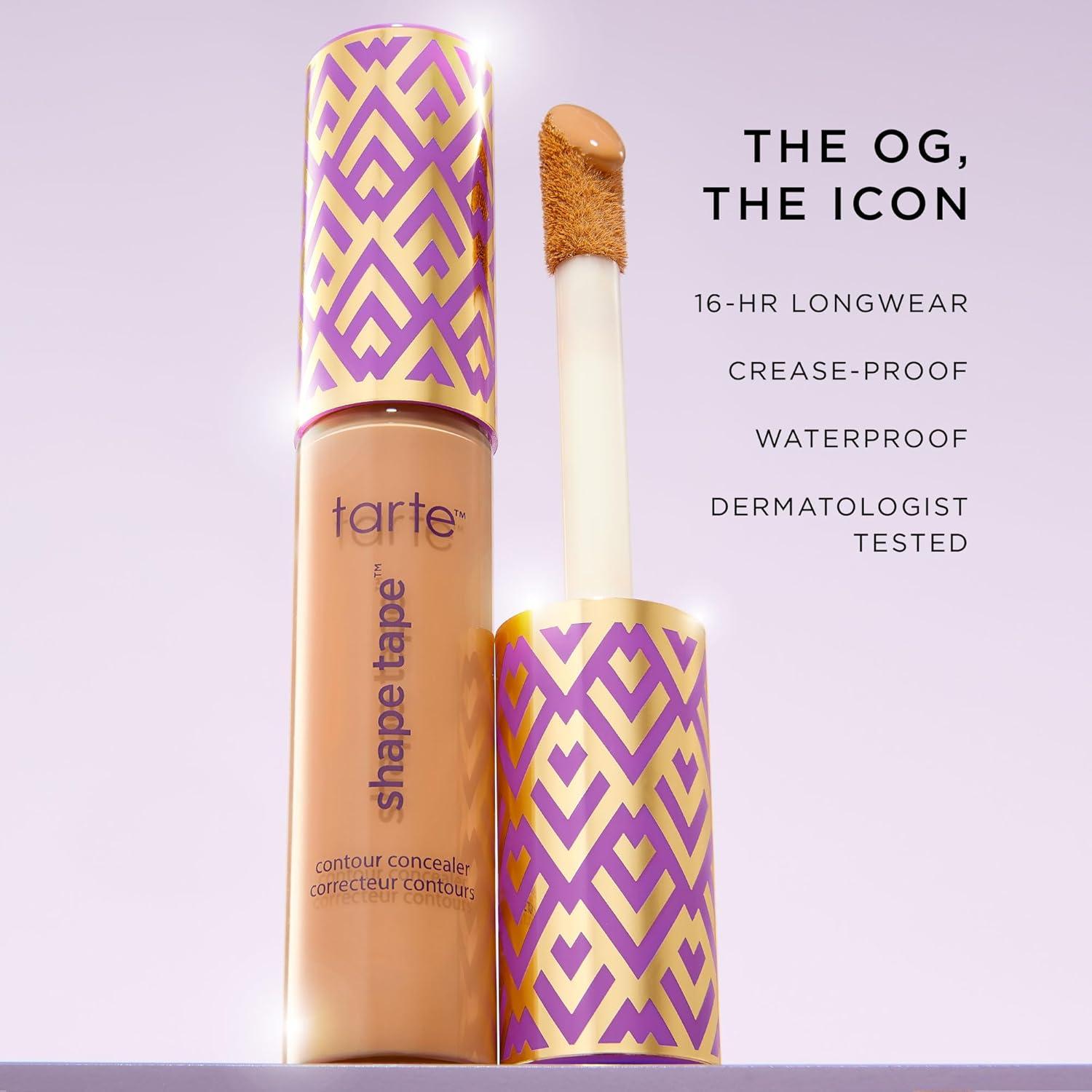 Corrector y Brocha Tarte Shape Tape 16N Justo-Ligero Neutral